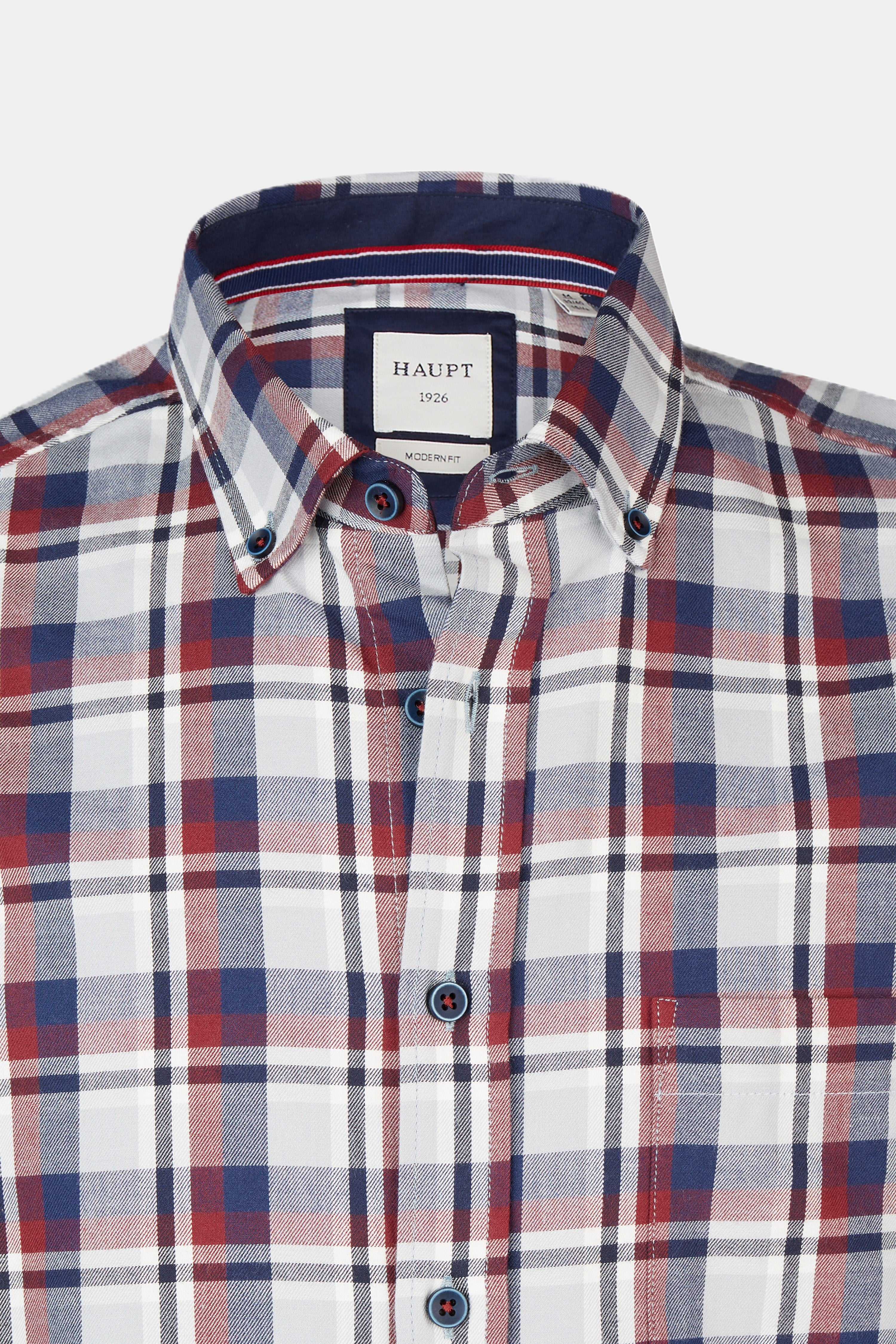 Baumwoll-Herrenhemd LIGHT GREY