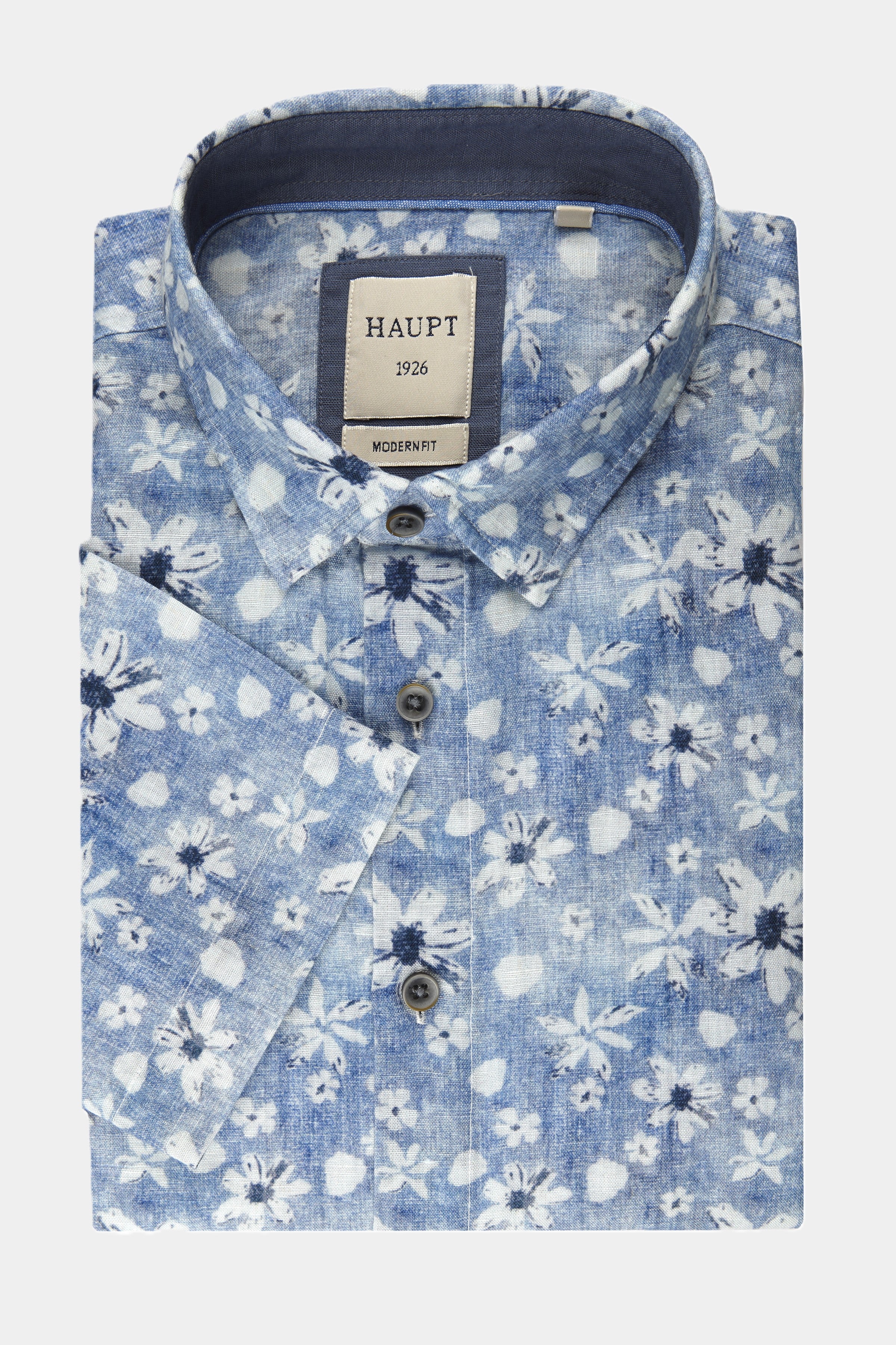 Chemise pour homme à imprimé bleu clair