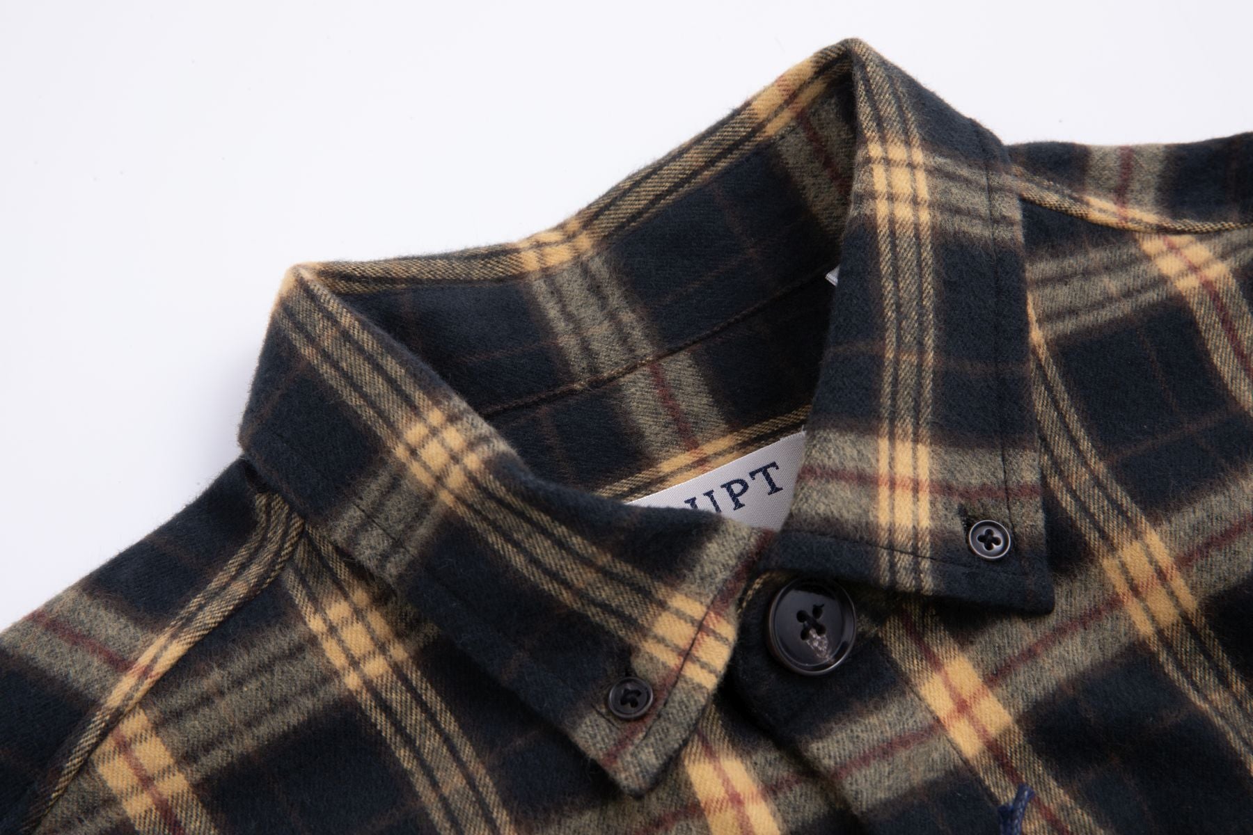 Chemise à carreaux JAUNE