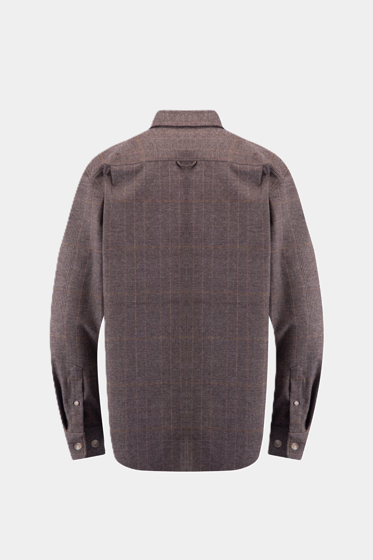 Geruite Lange Mouwen Shirt BRUIN
