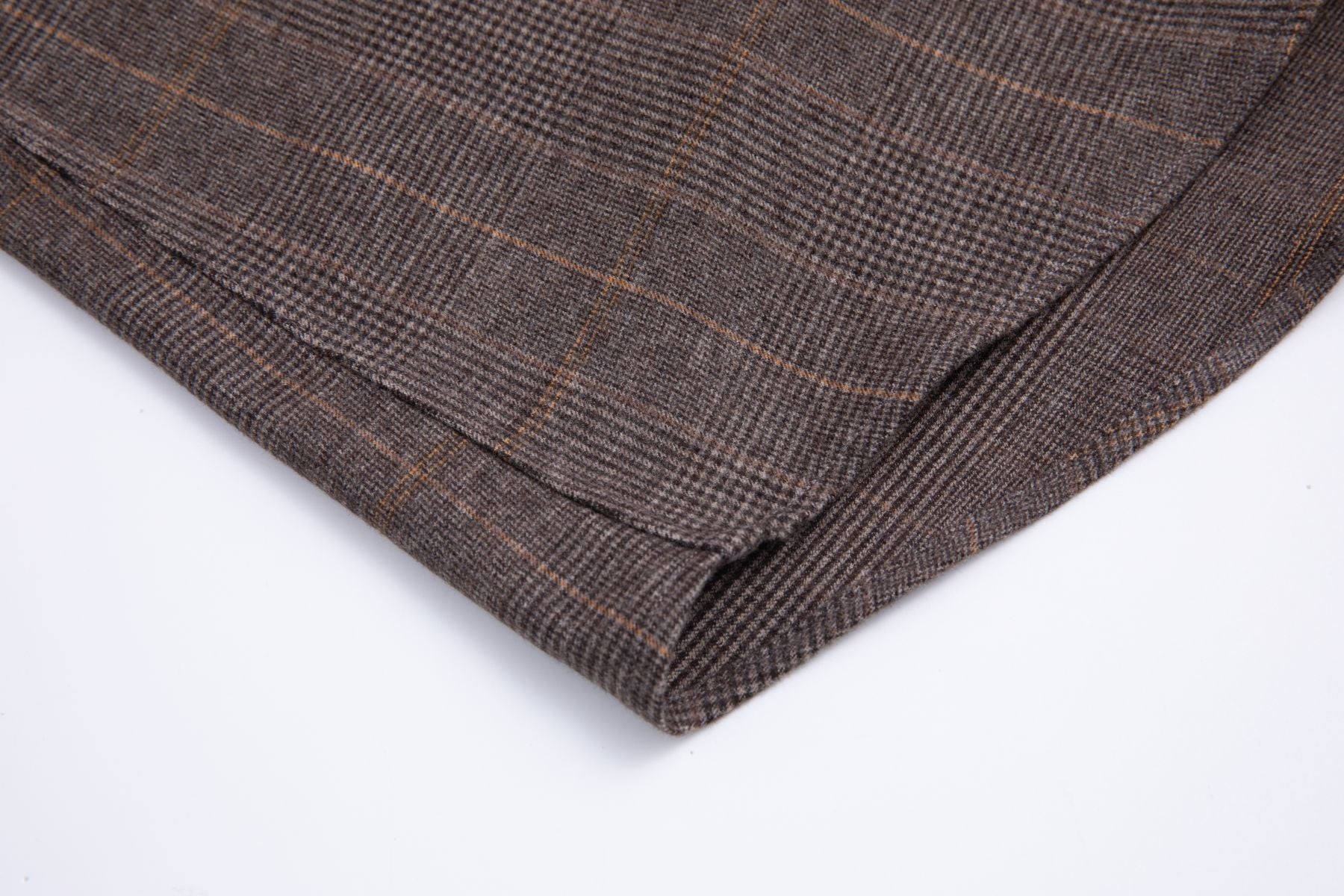 Geruite Lange Mouwen Shirt BRUIN