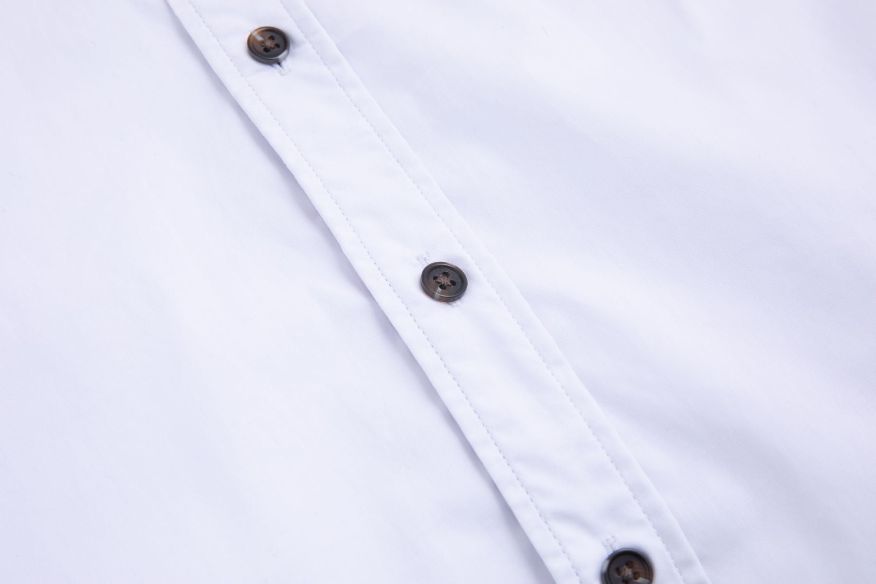 Baumwoll Herrenhemd WHITE