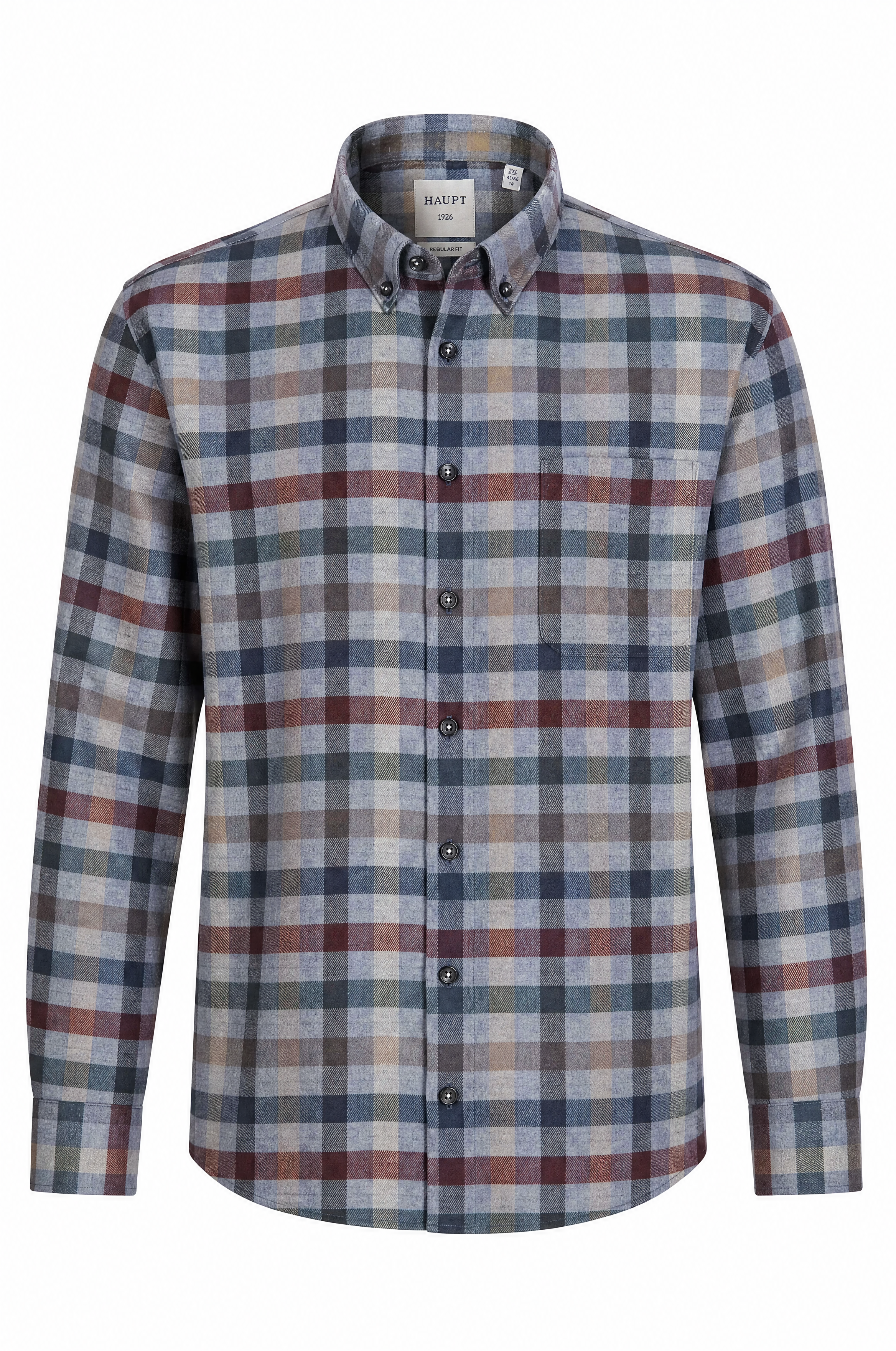 Viskose Regular Fit Flanell Herren Langarmhemd Tall Schnitt Sommerlook Style