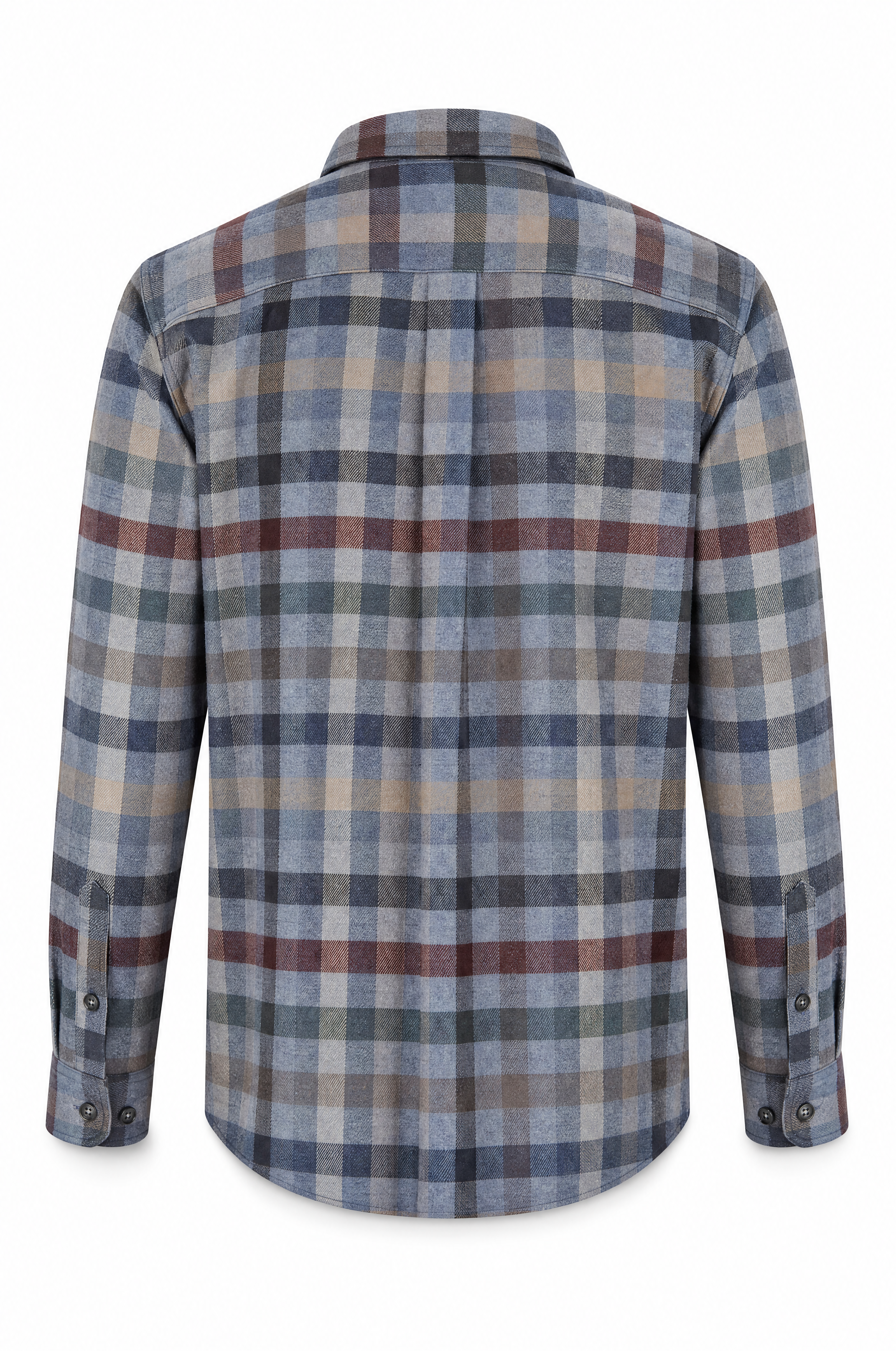 Viskose Regular Fit Flanell Herren Langarmhemd Tall Schnitt Sommerlook Style
