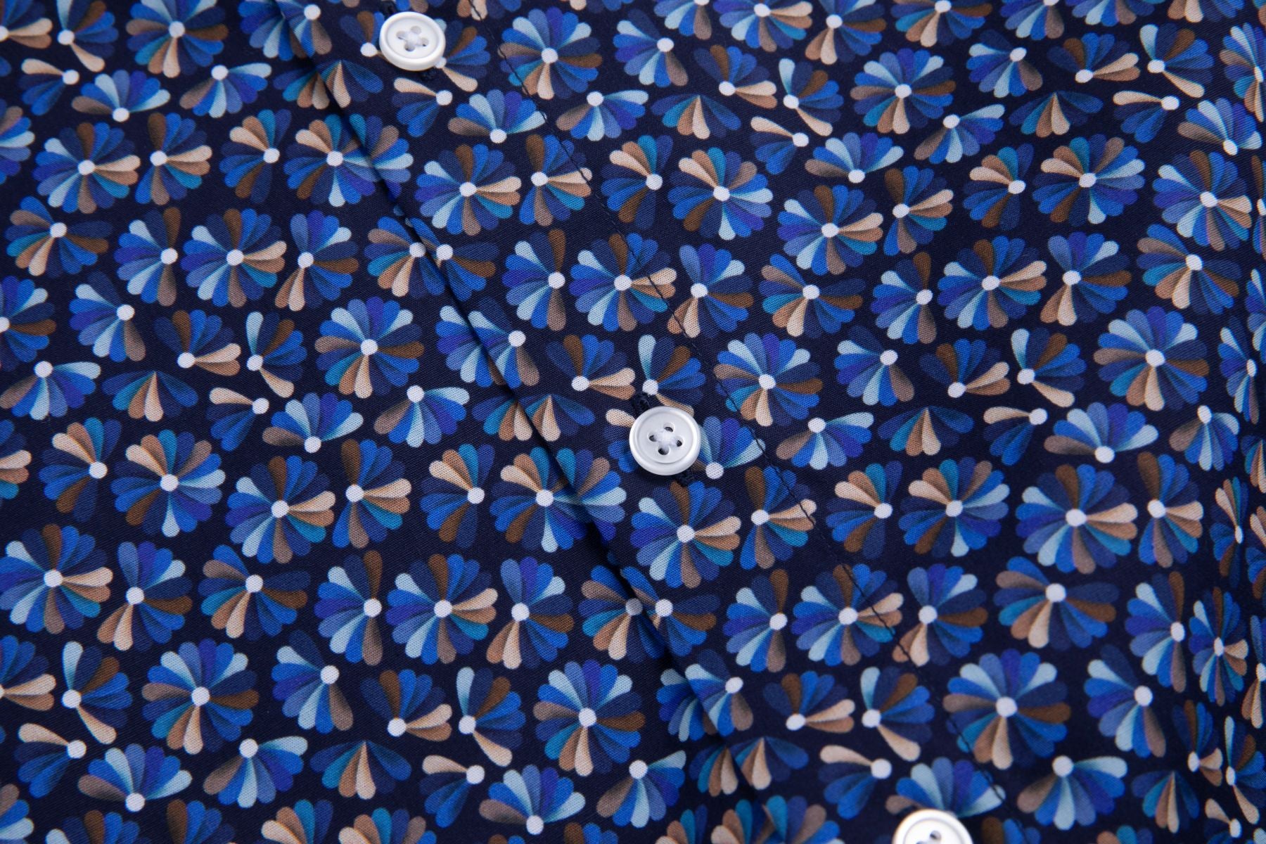 Baumwoll Herrenhemd TRUE BLUE