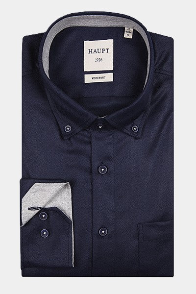 Baumwoll-Herrenhemd NAVY