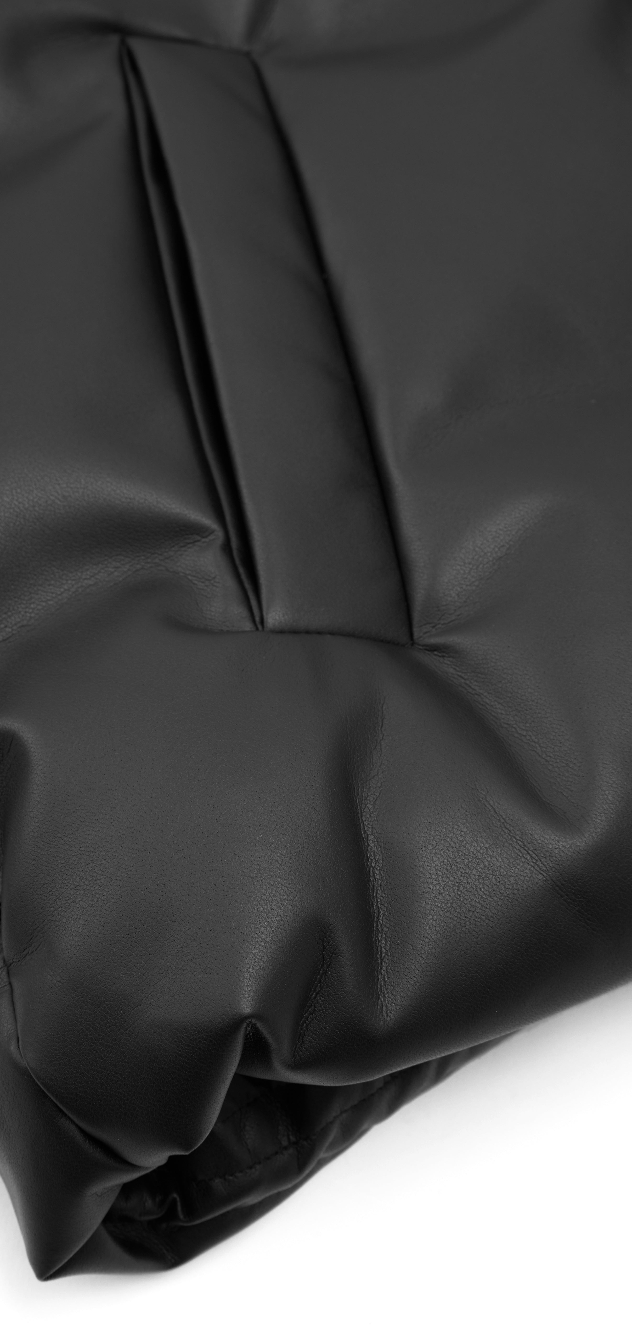 Damen Boxy Daunenjacke mit Leder Optik Oberstoff JNBY