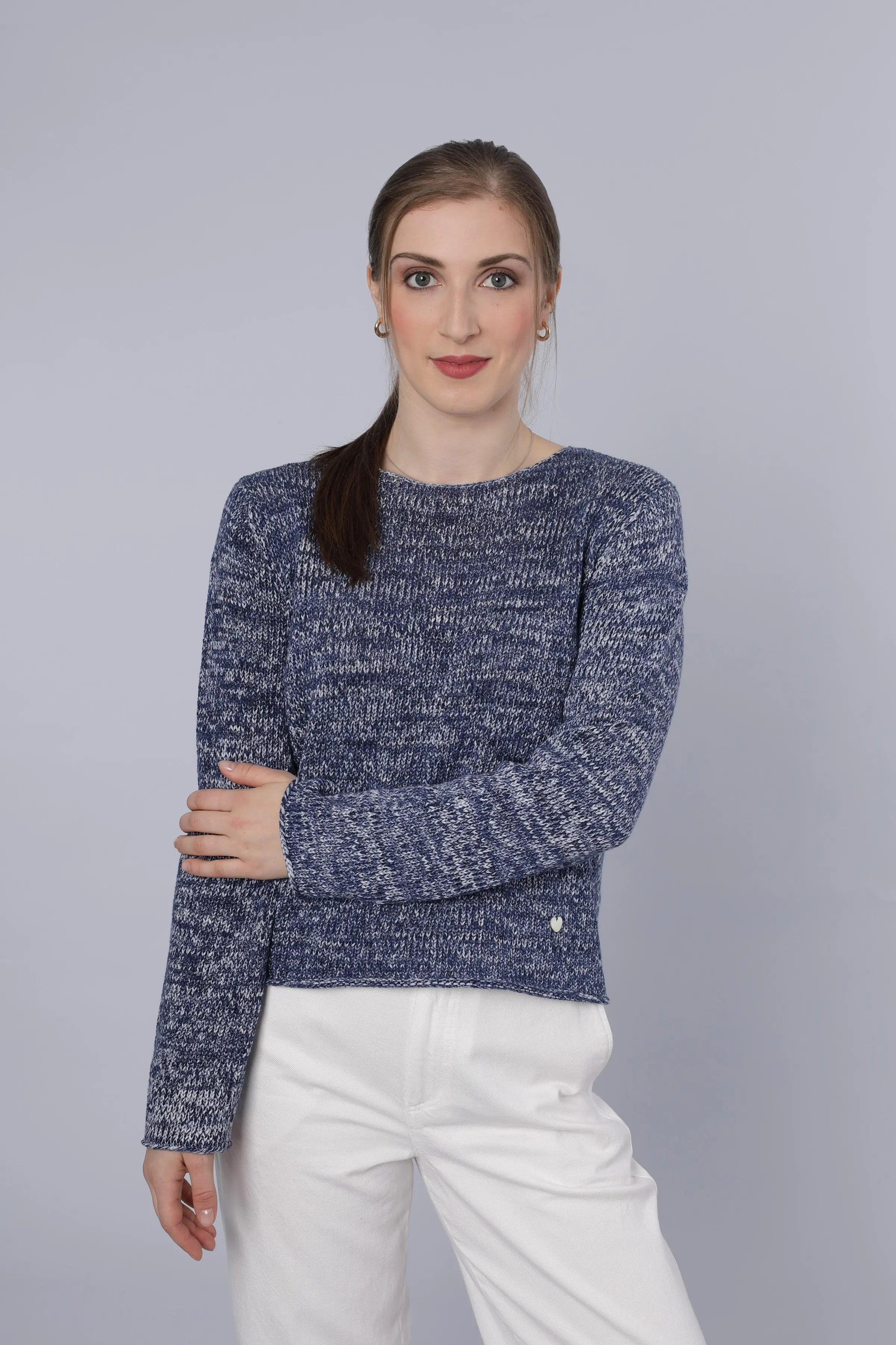 Baumwollpullover NAVY six-o-seven