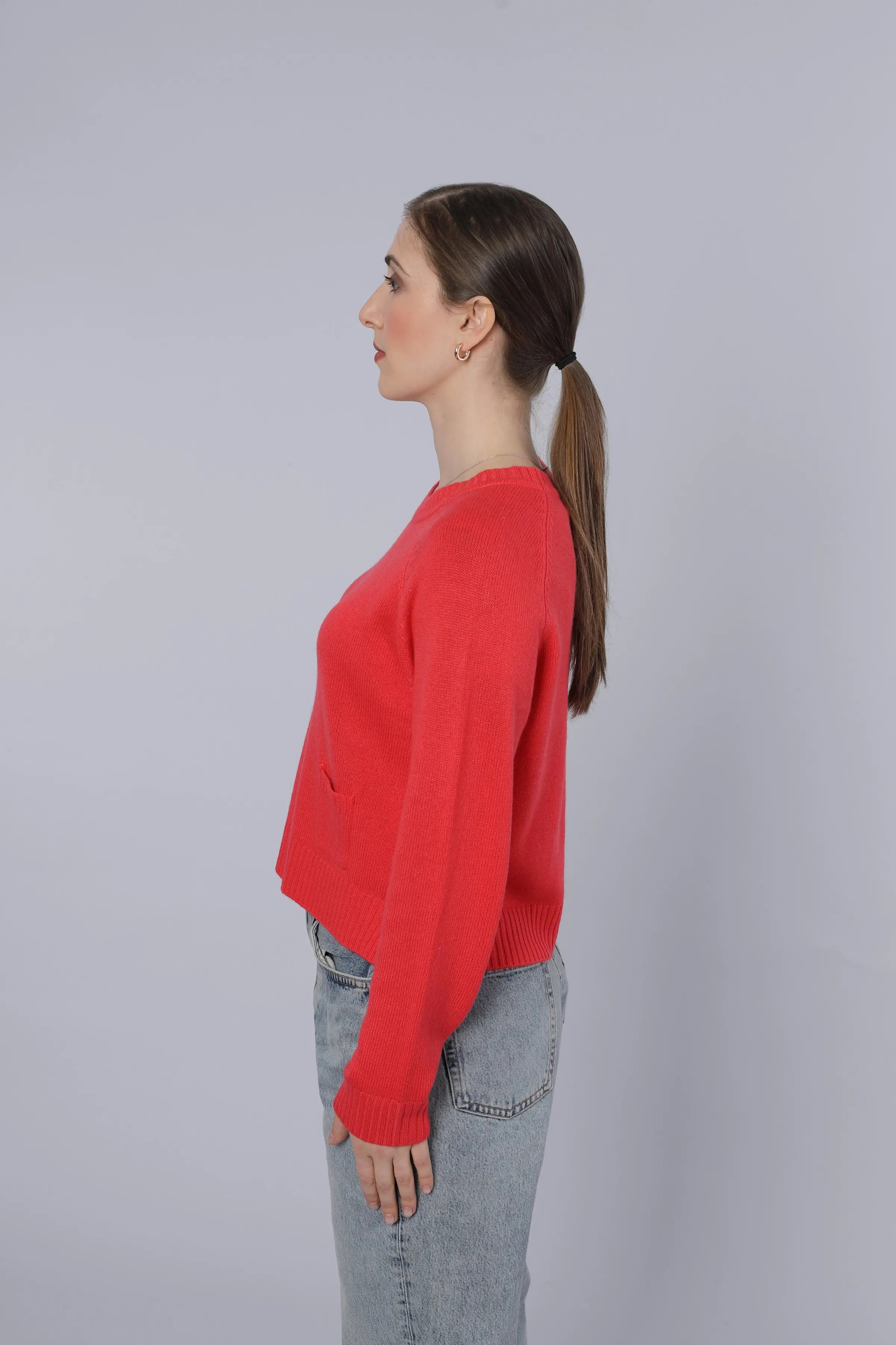 Kurzer Strickpullover CORAL six-o-seven