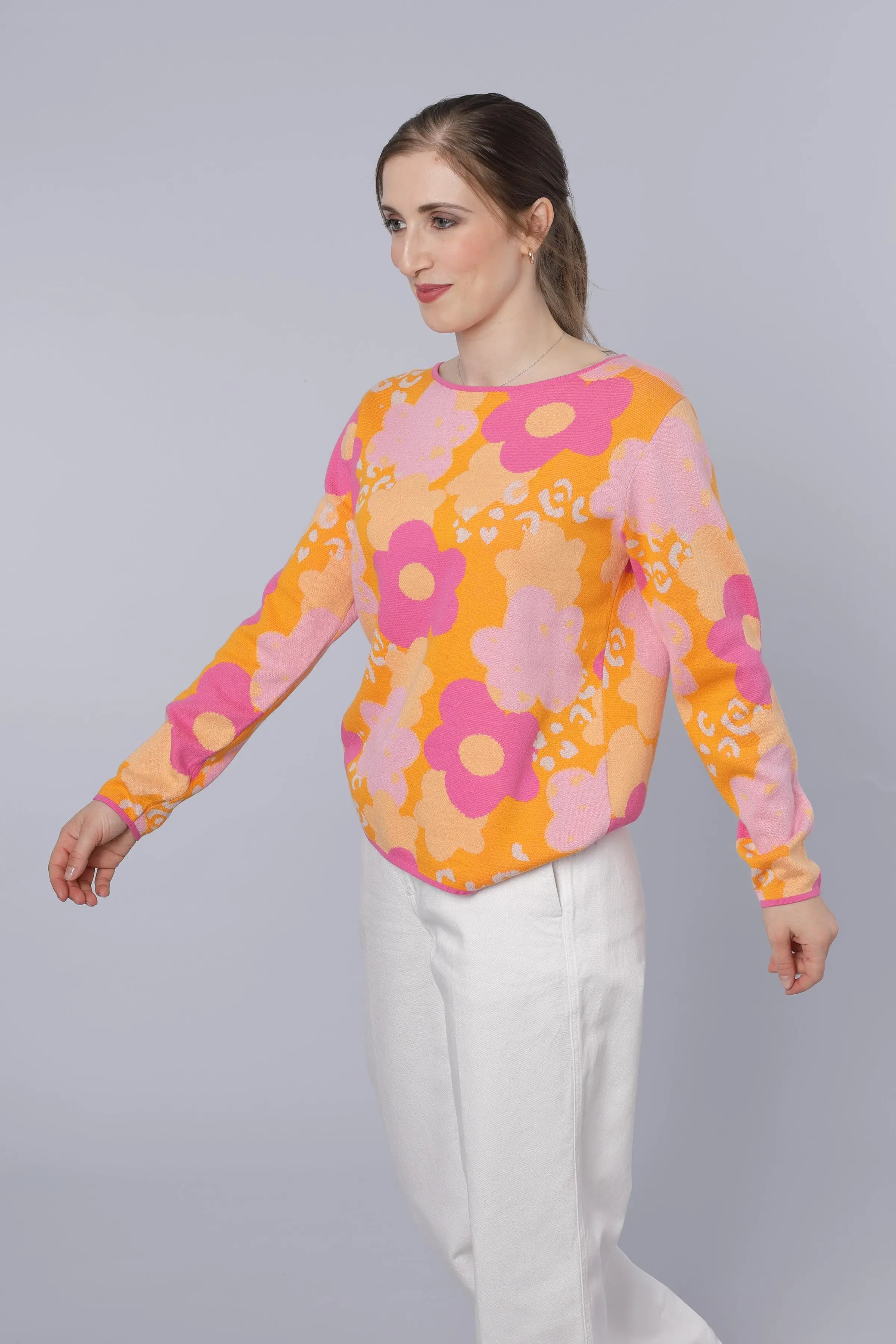 Baumwollpullover PINK six-o-seven