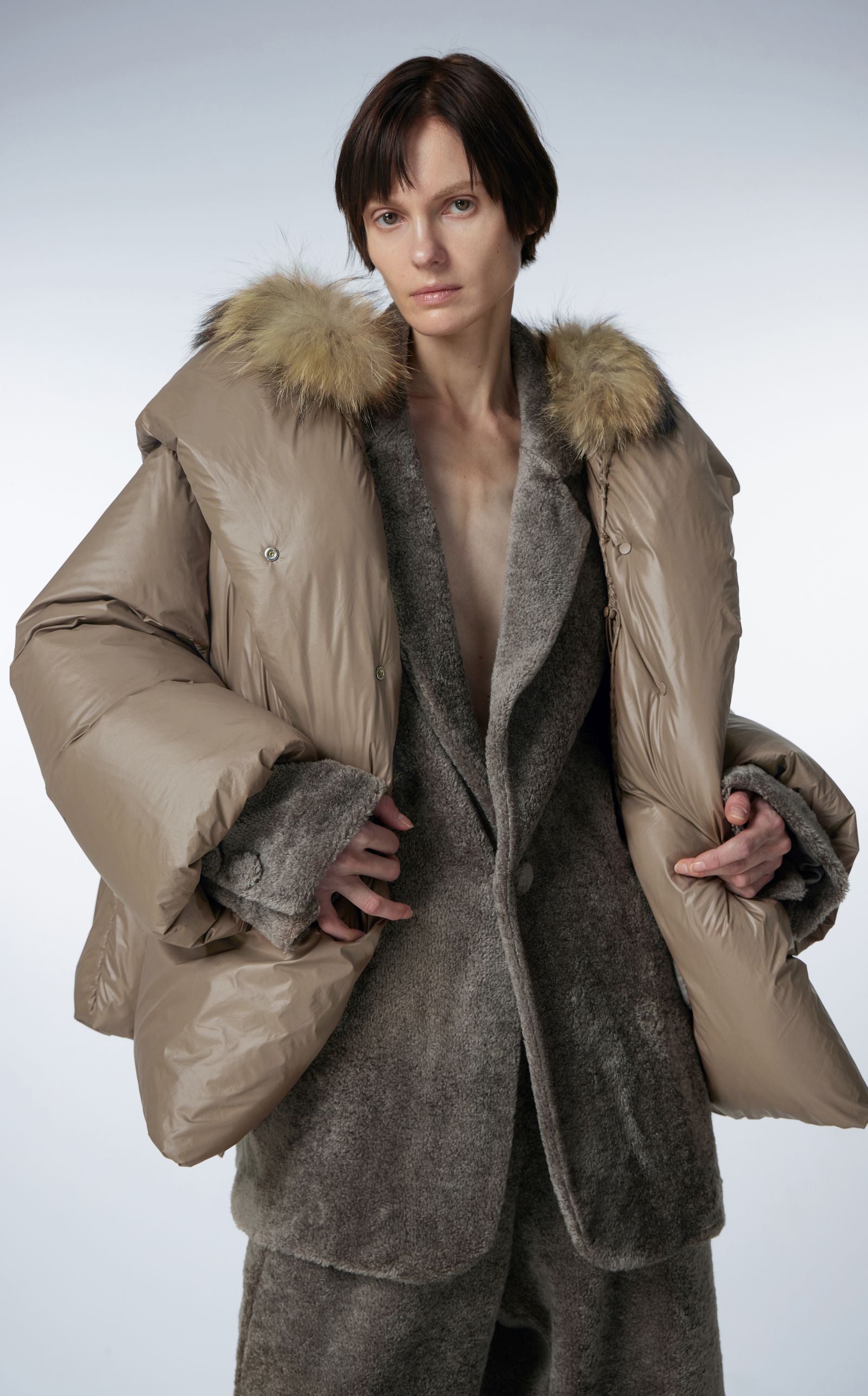 Doudoune BROWN tailles