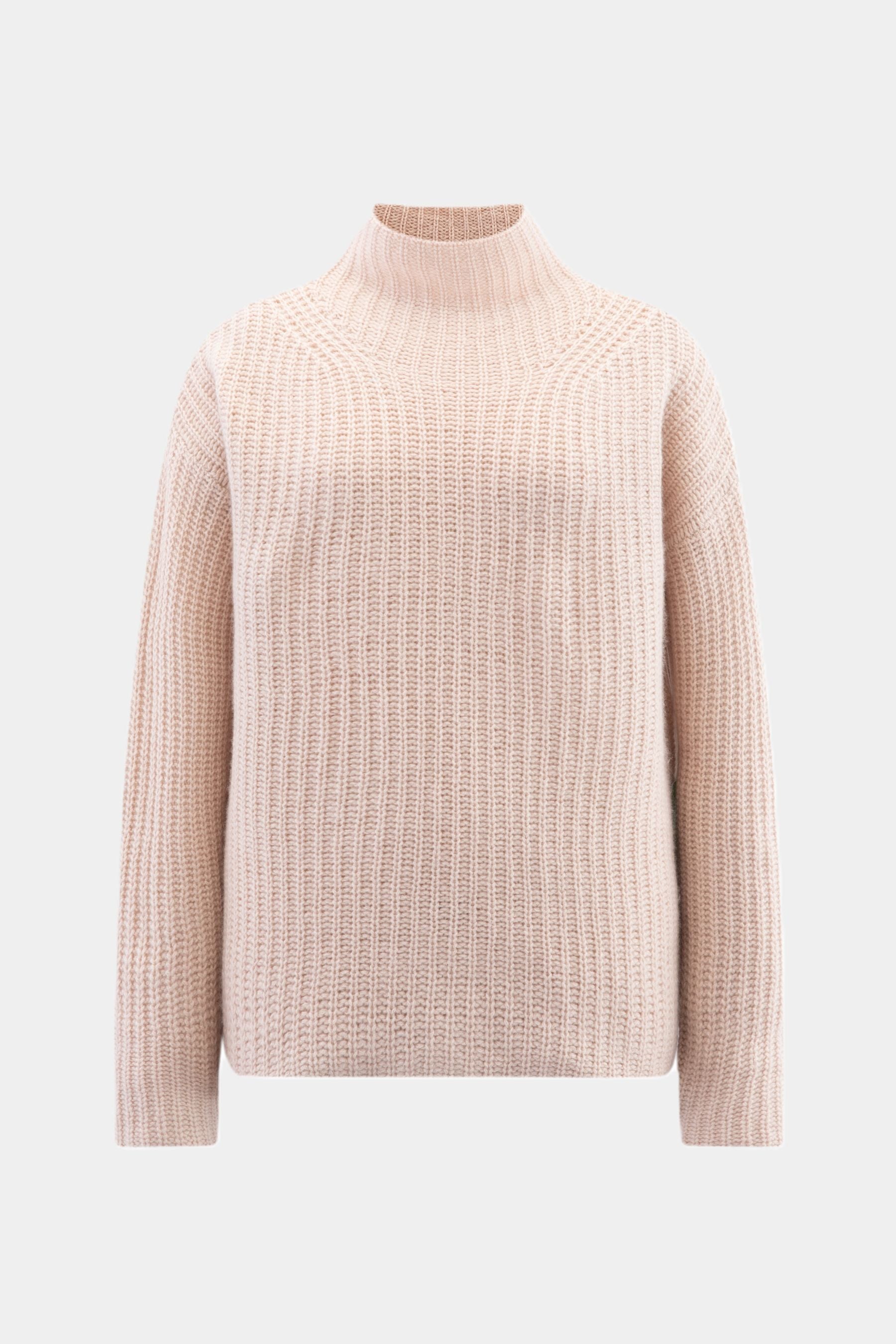 Knitted sweater with stand-up collar MARZIPAN