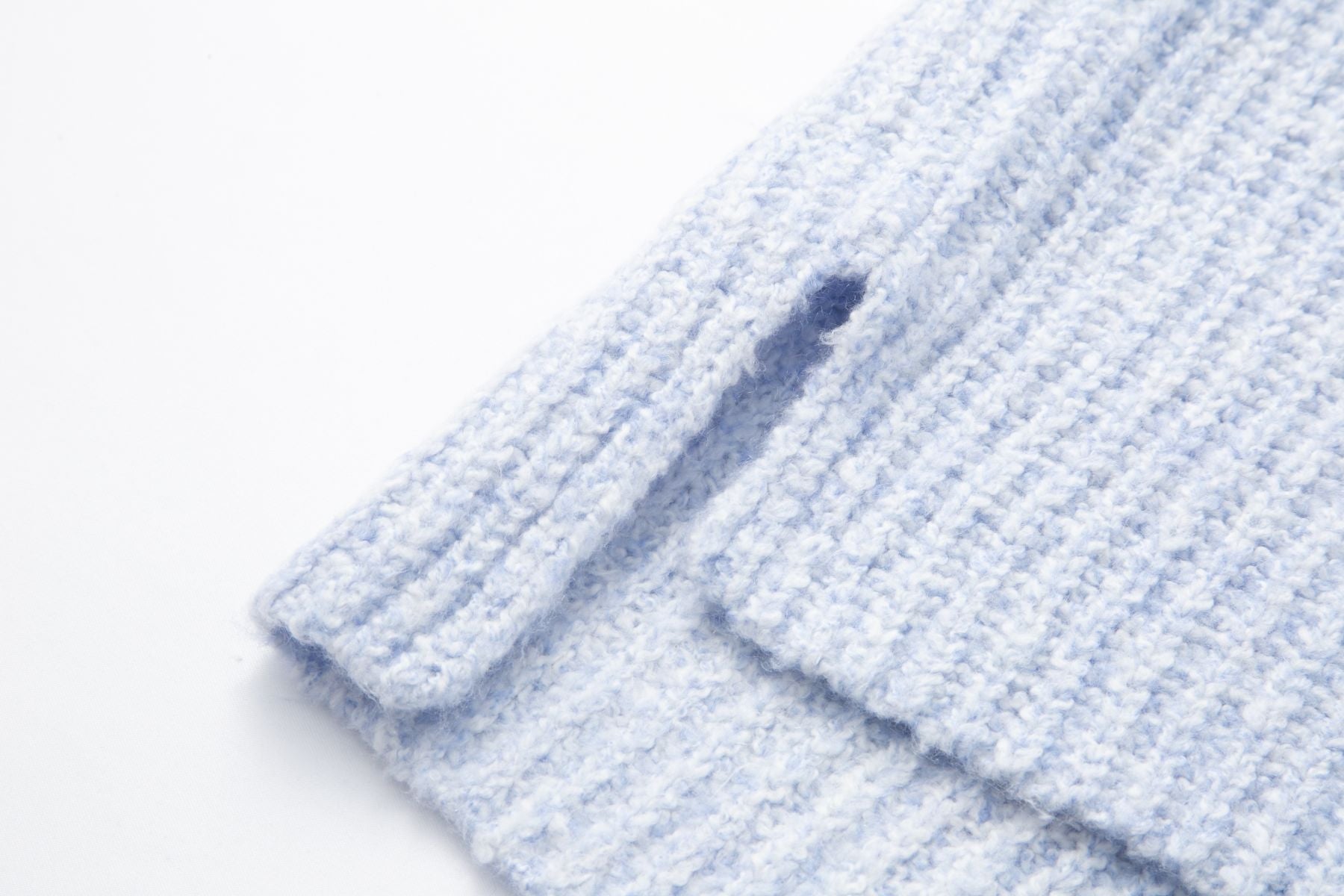 Rollkragenpullover LIGHT BLUE