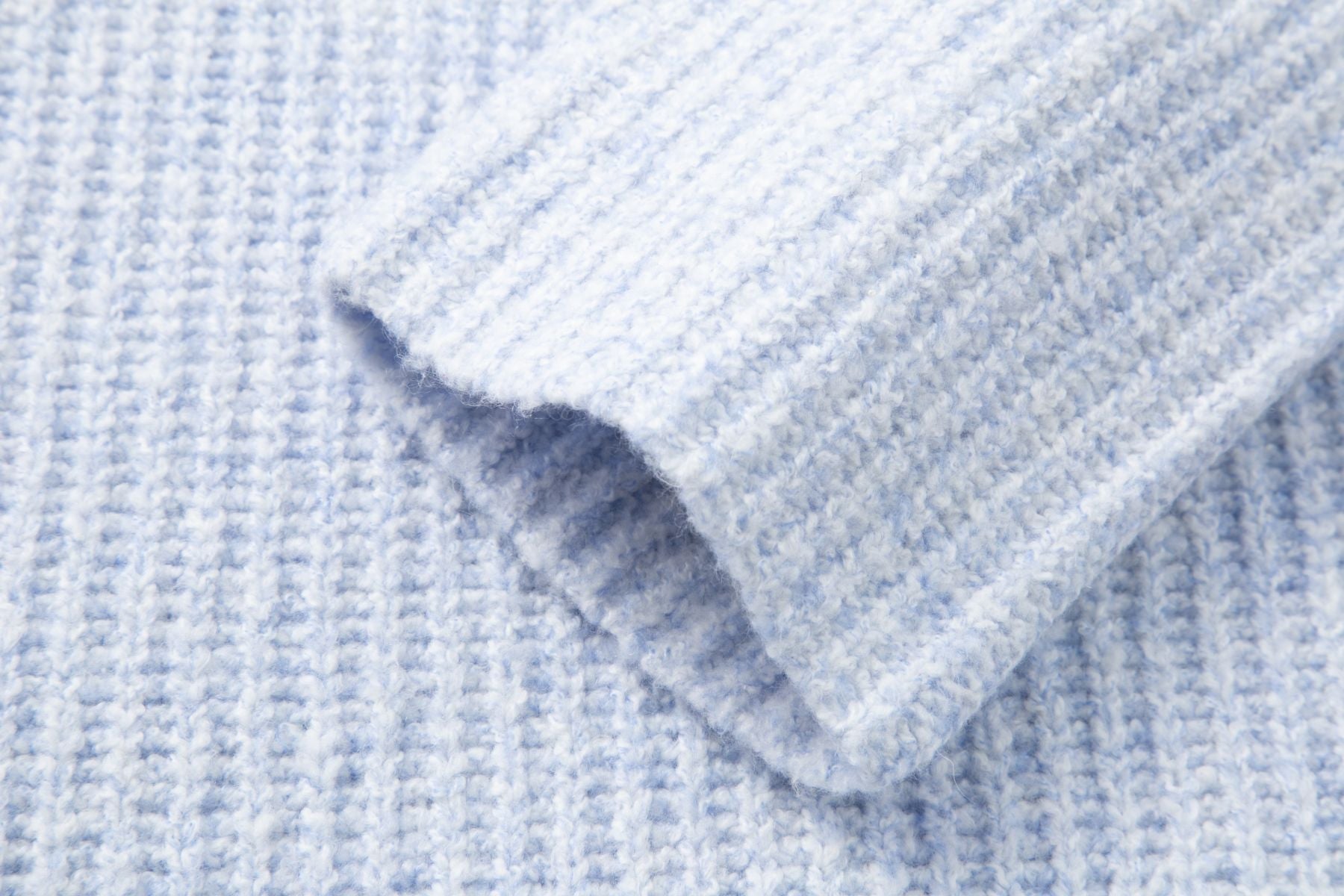 Rollkragenpullover LIGHT BLUE