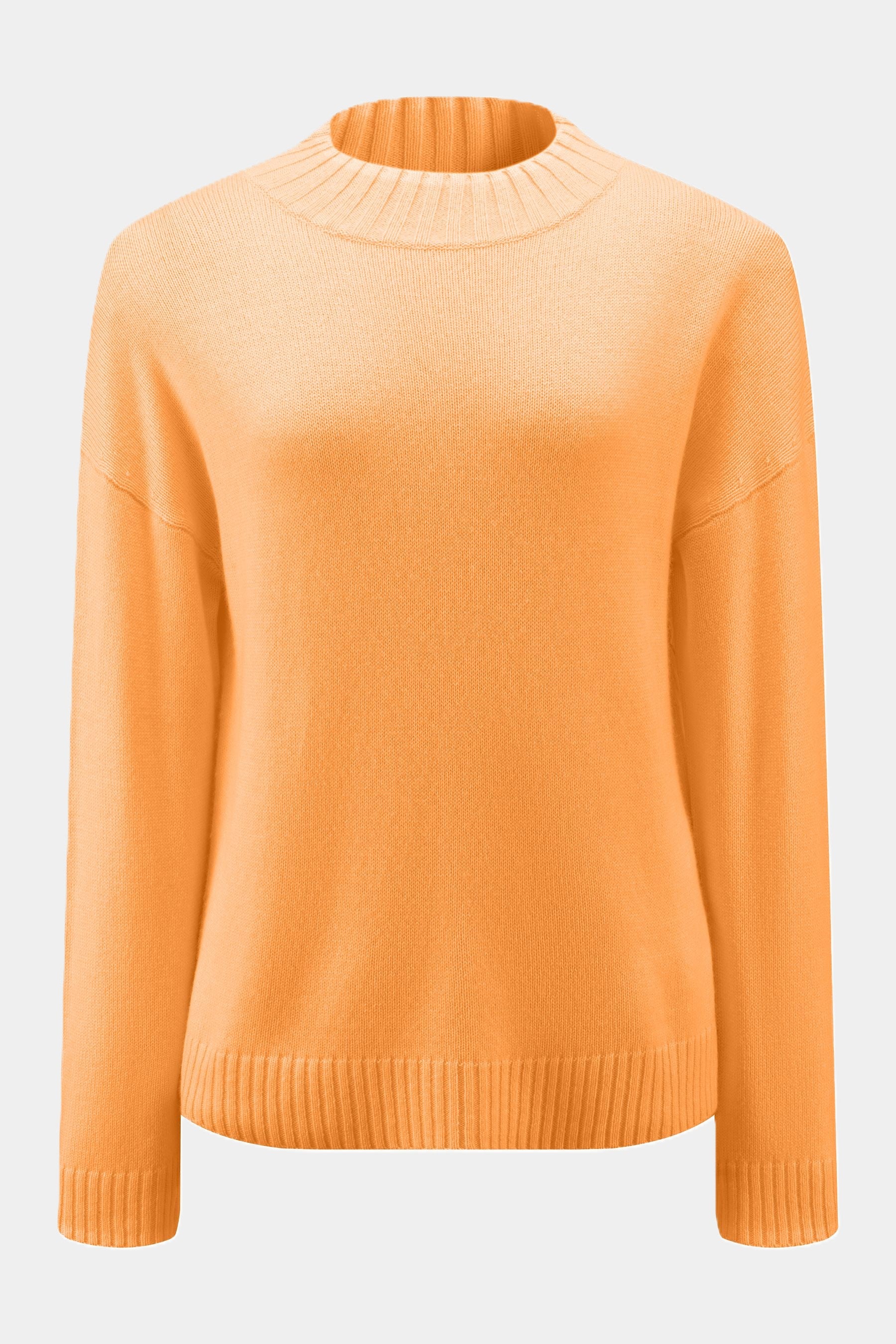 Six-o-seven Strickpullover mit Stehkragen in SHRIMP