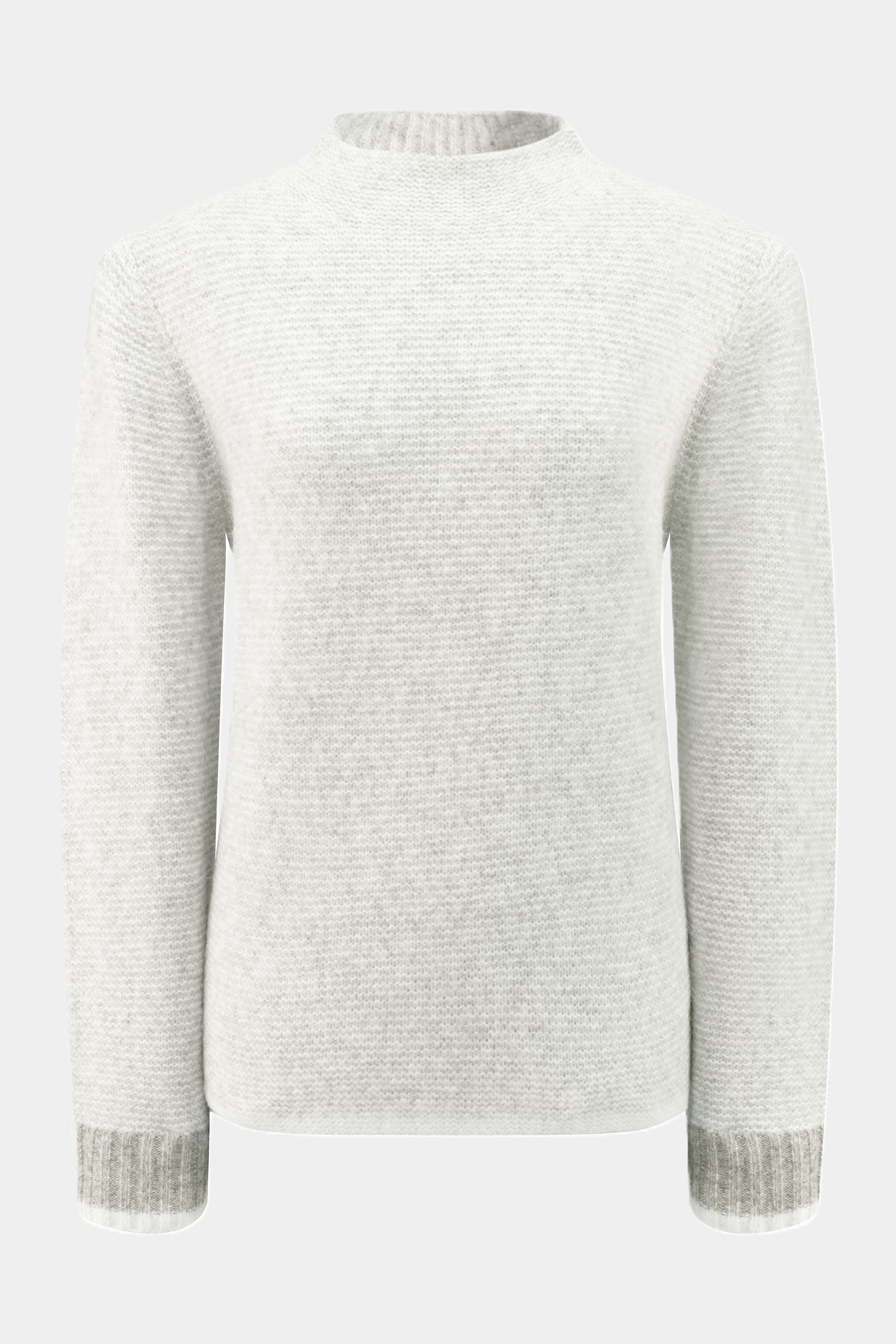 Strickpullover mit Strukturstrick WHITE