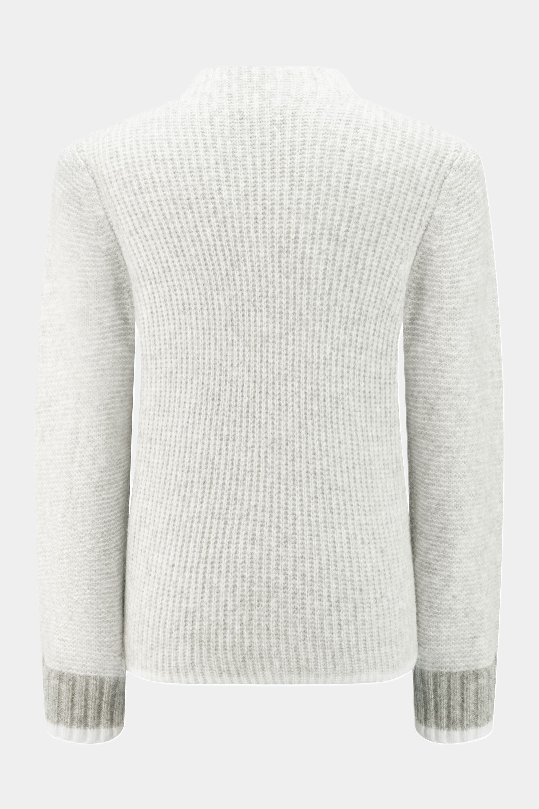 Strickpullover mit Strukturstrick WHITE