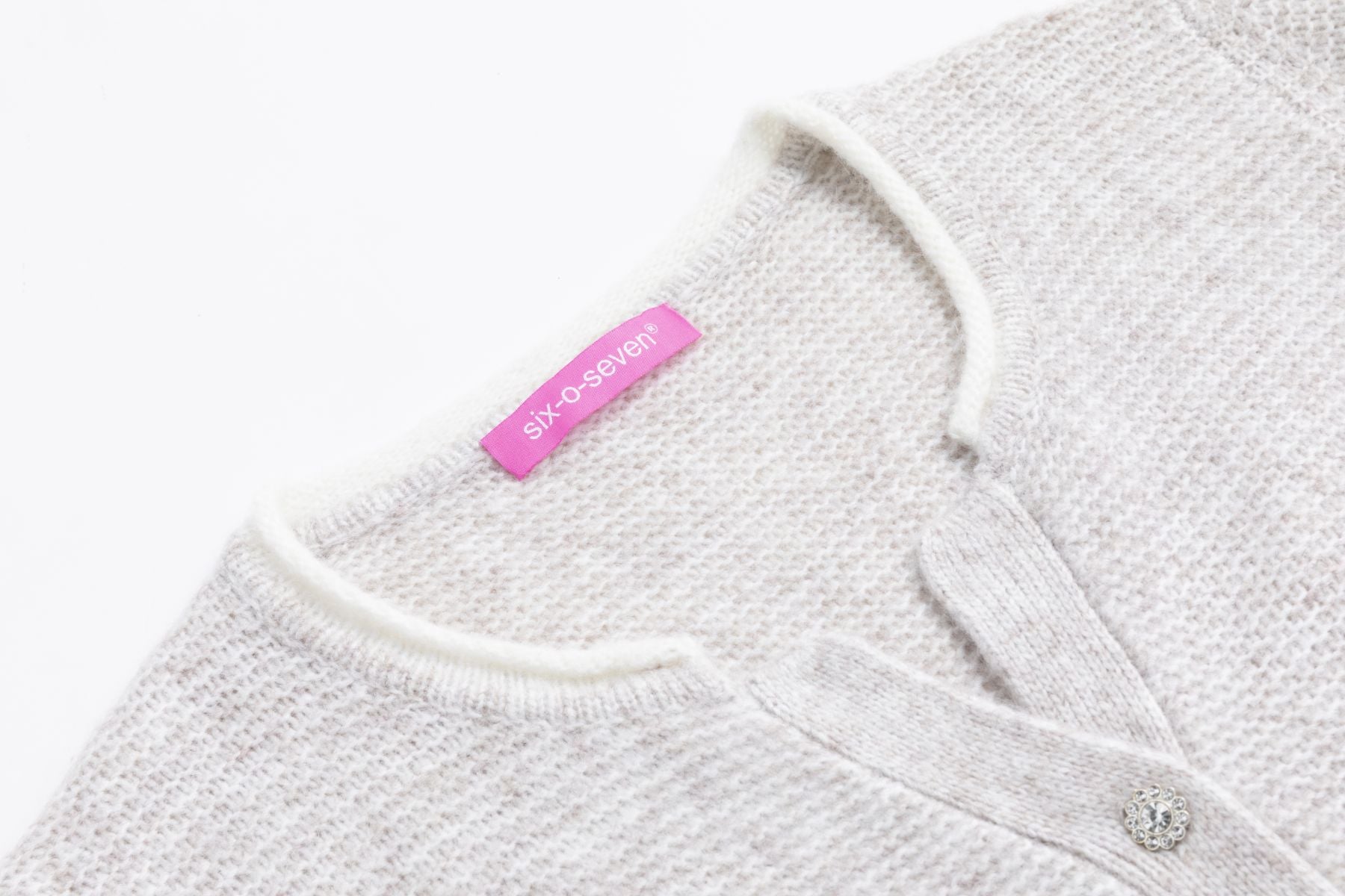 Cardigan with sparkling glitter buttons KITT
