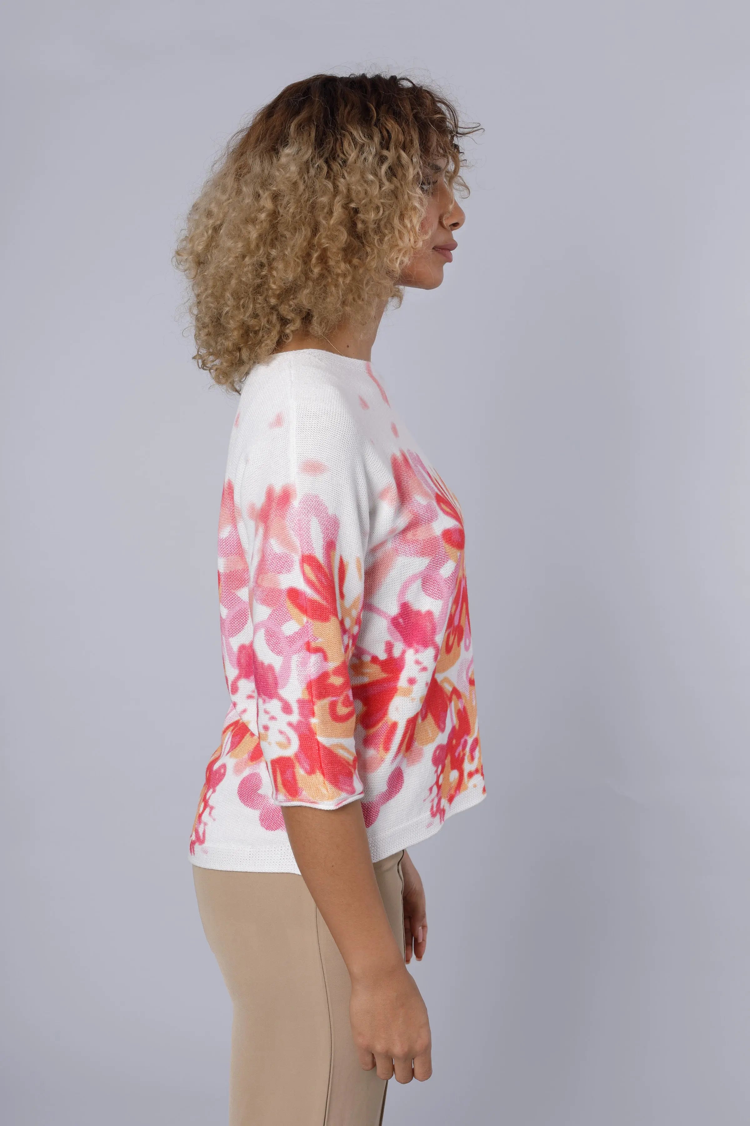 Baumwollpullover coral Cassis
