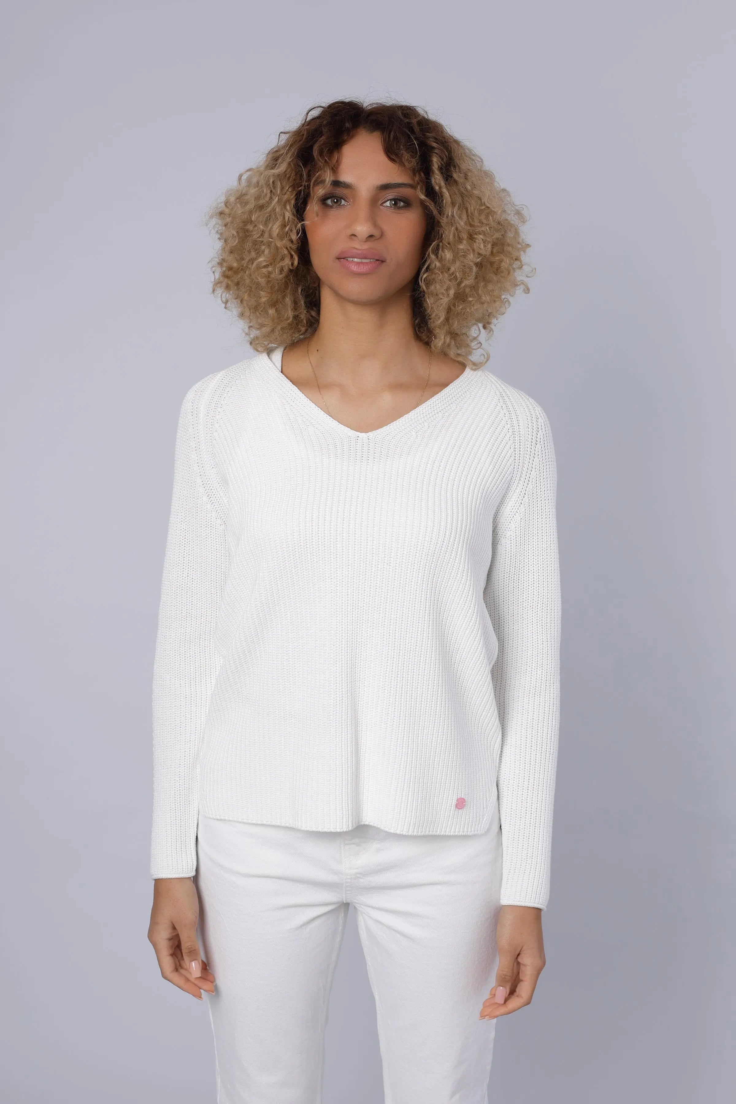 Cotton Sweater White