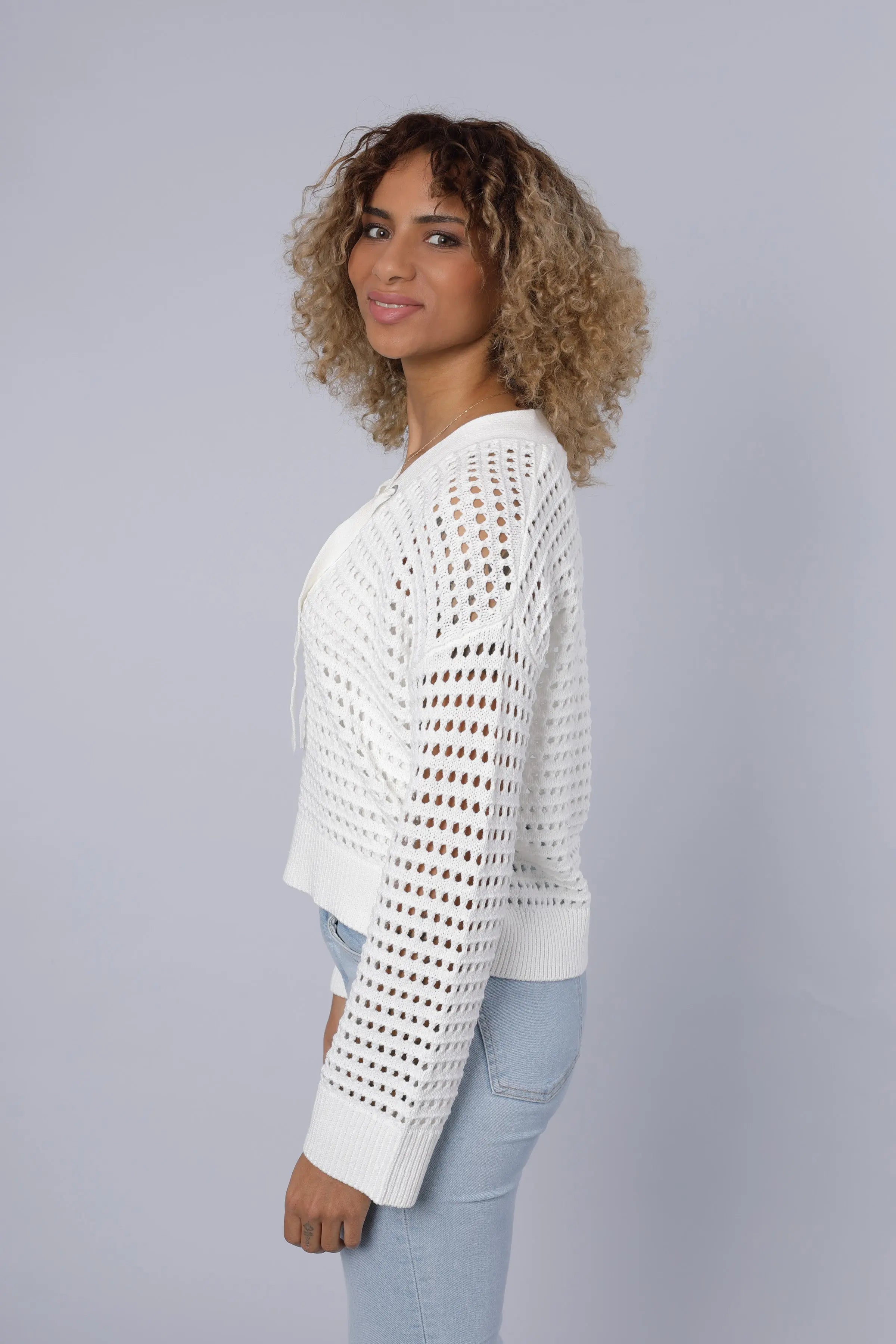 Strickpullover WHITE Zaubermond