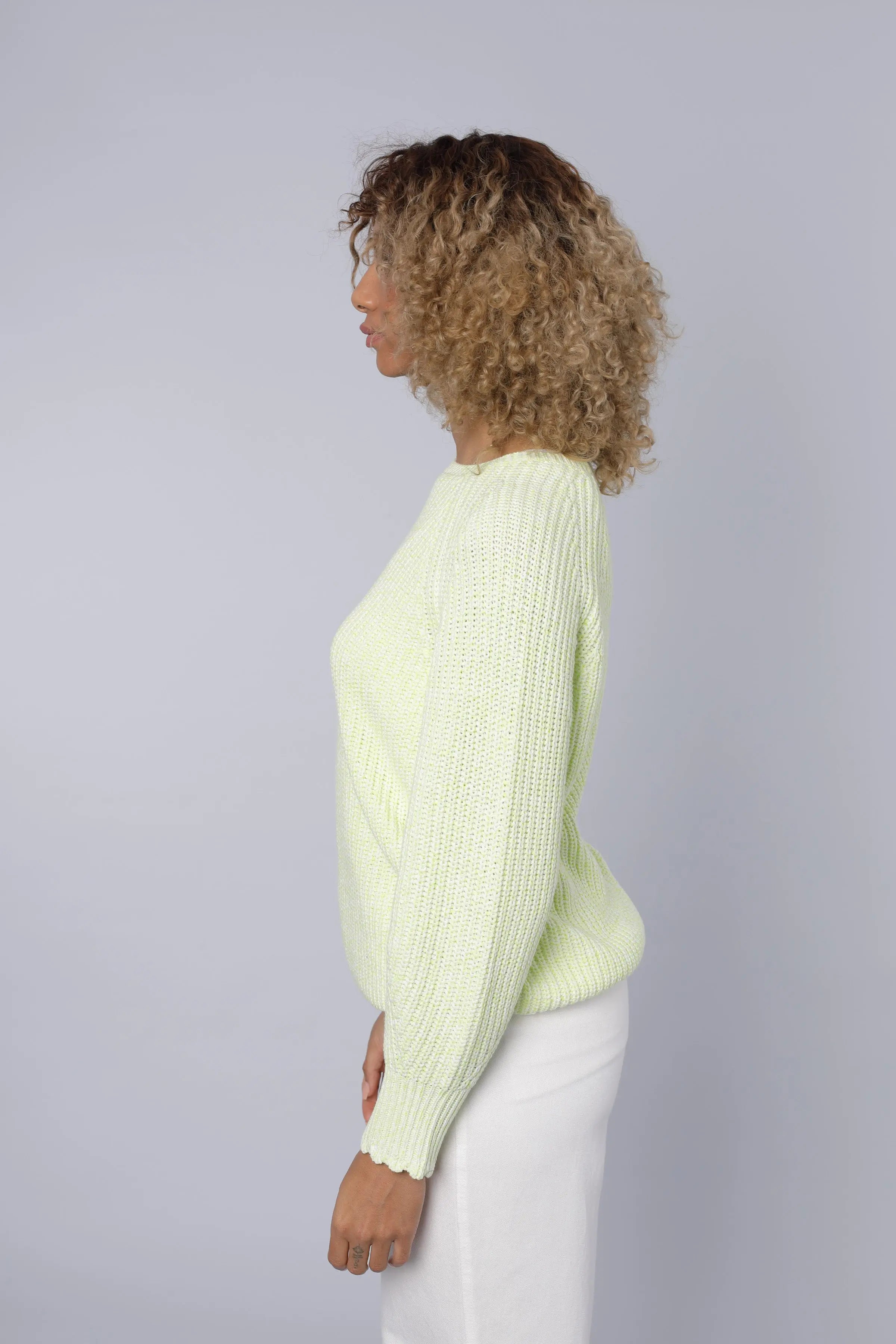 Knitted sweater Lime Crush