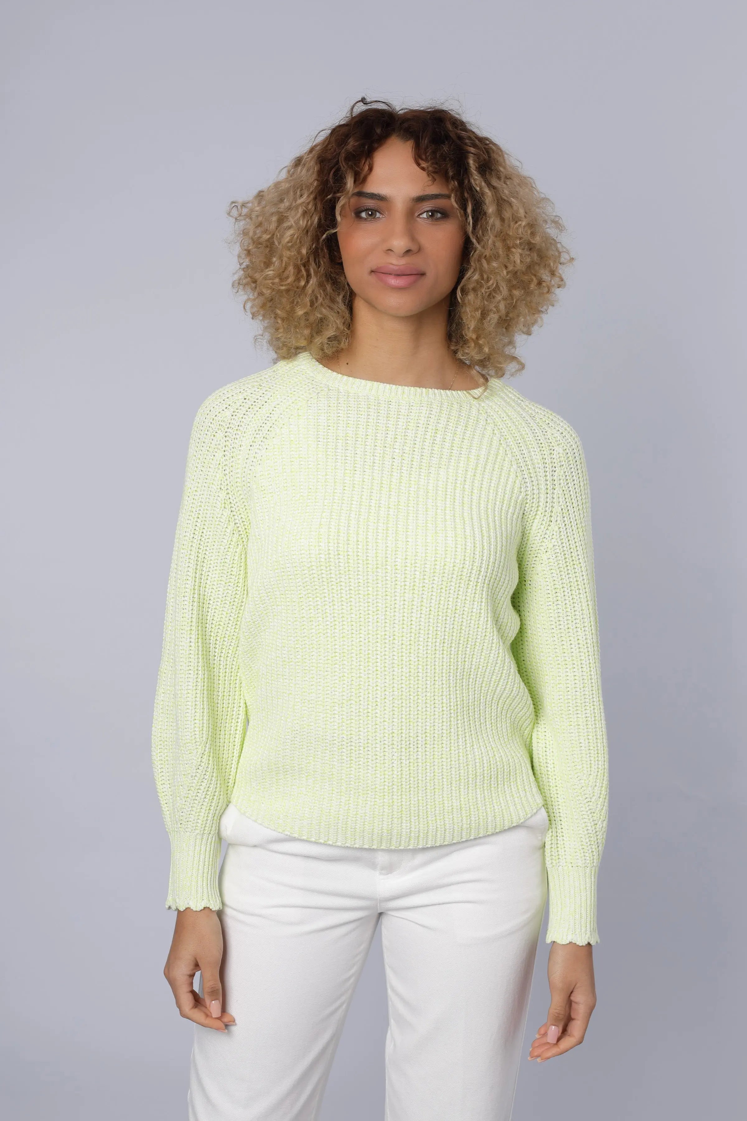 Knitted sweater Lime Crush