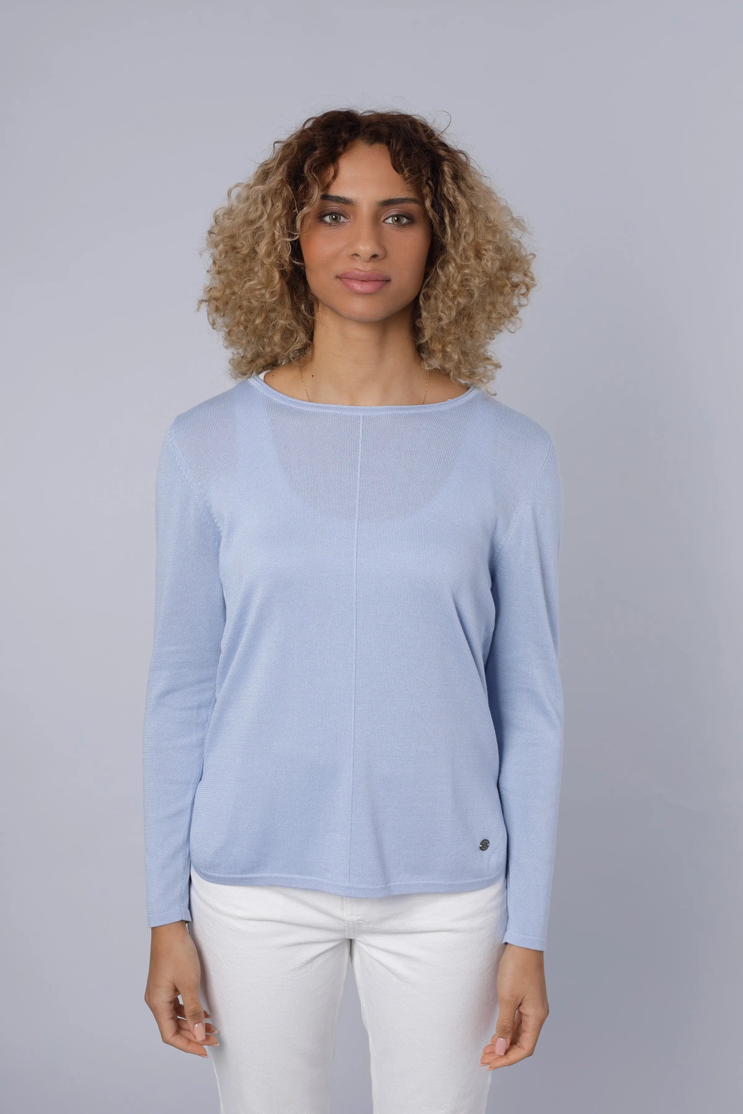 Knitted sweater Ice Blue