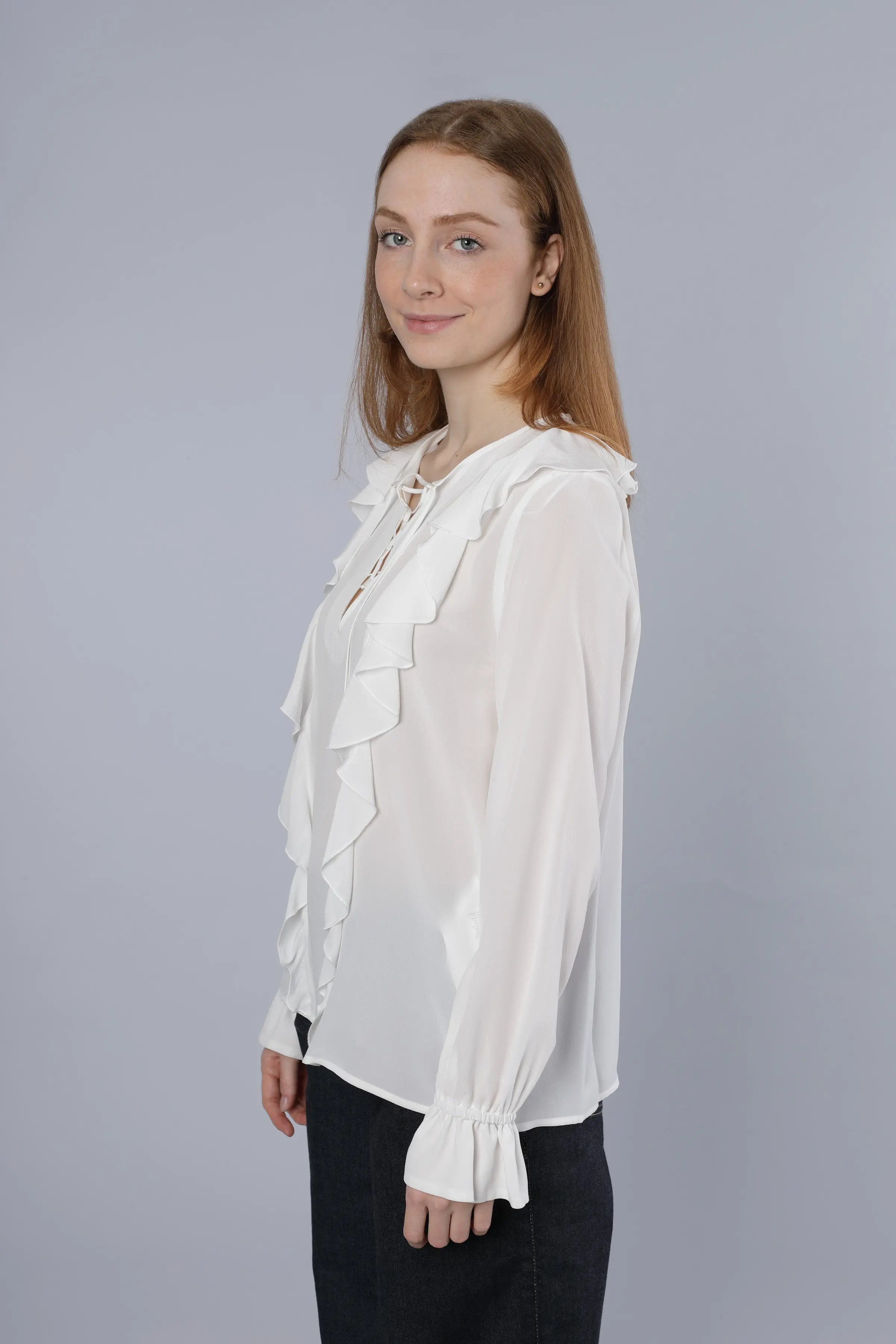 Seidenbluse OFFWHITE Nadine H