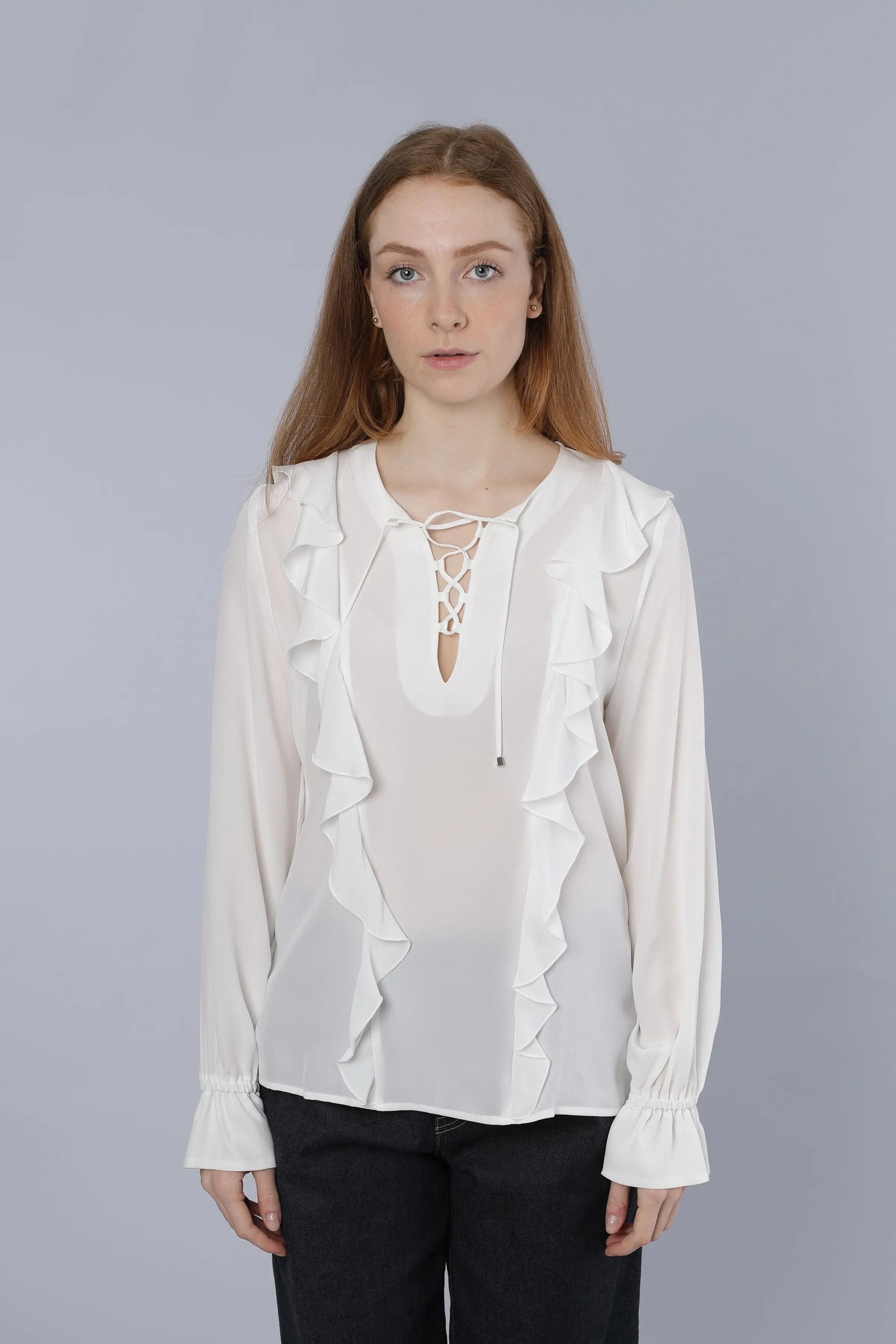 Seidenbluse OFFWHITE Nadine H