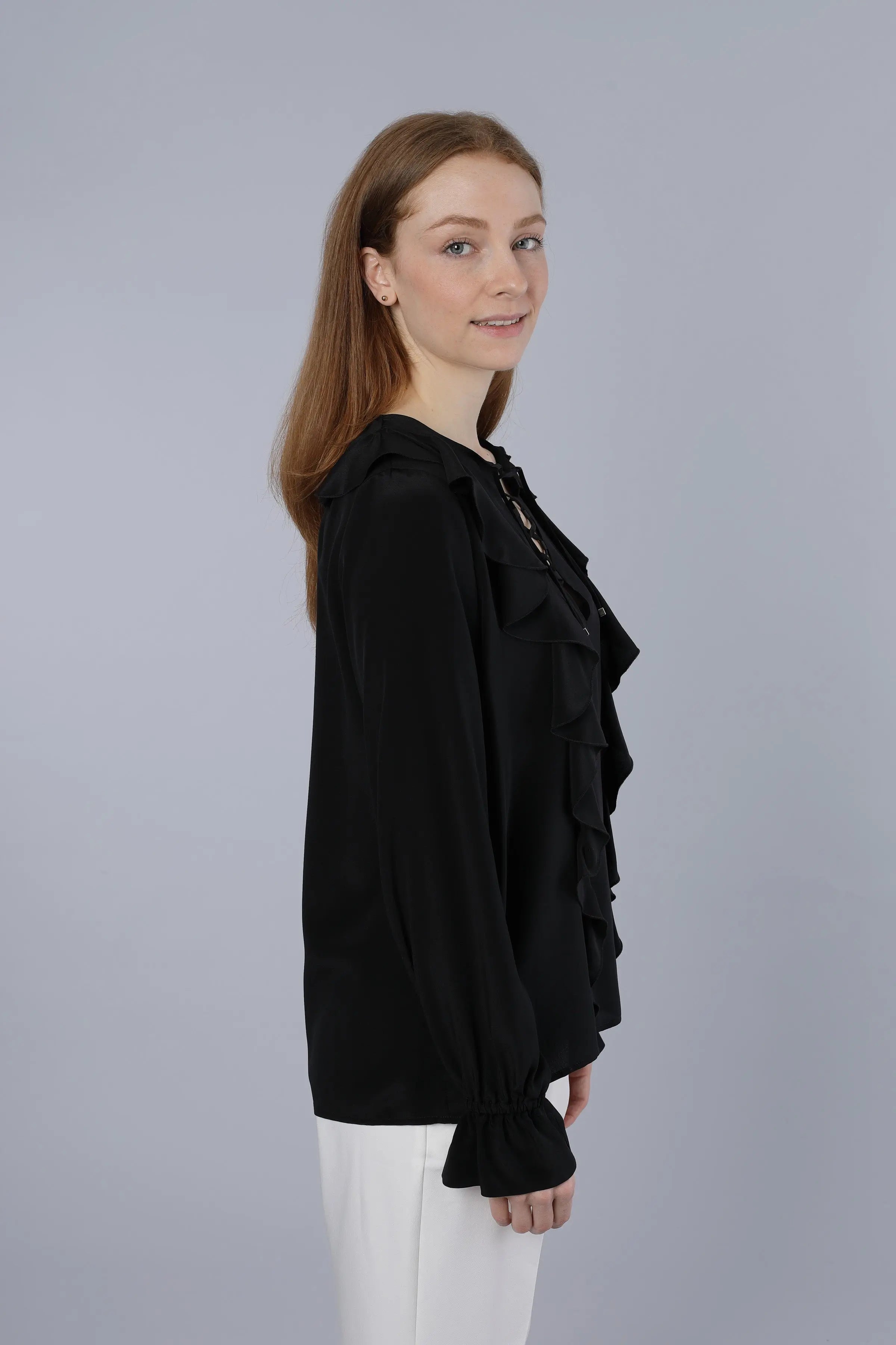 Seidenbluse BLACK Nadine H