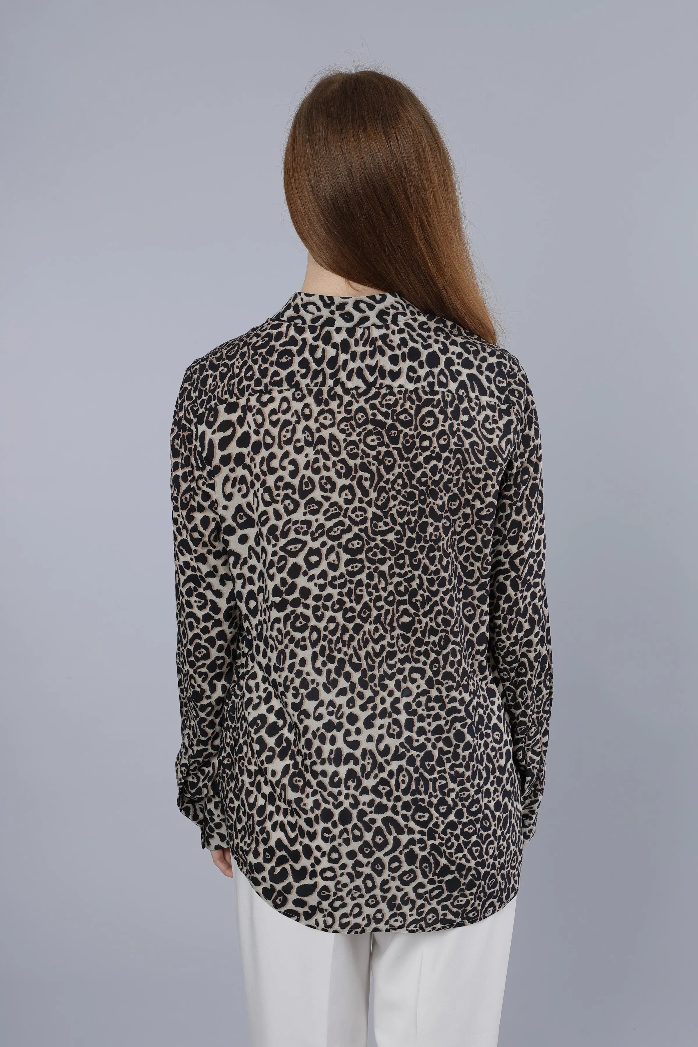 Leopardenbluse TAUPE Nadine H