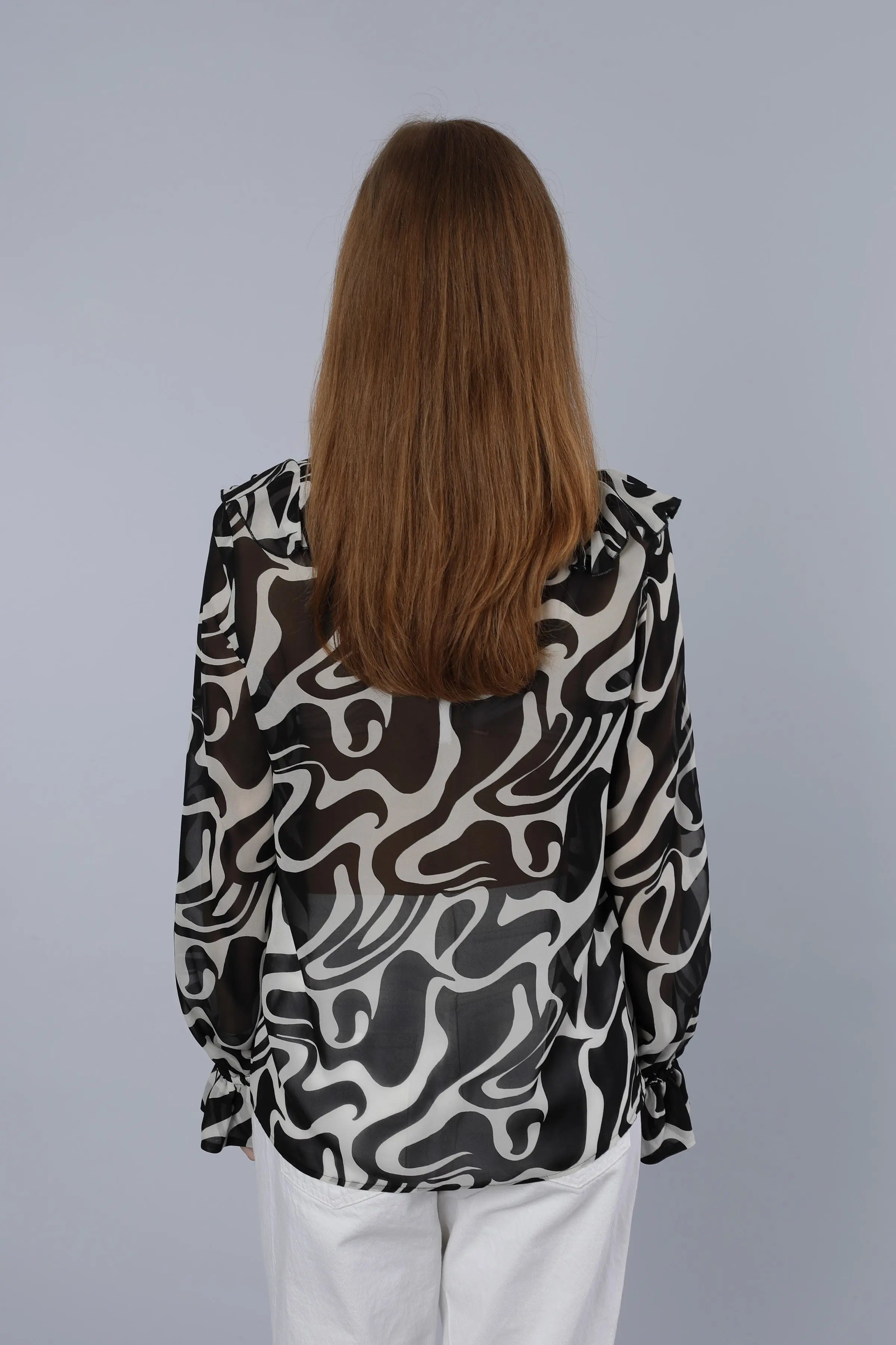 Leichte Bluse BLACK Nadine H