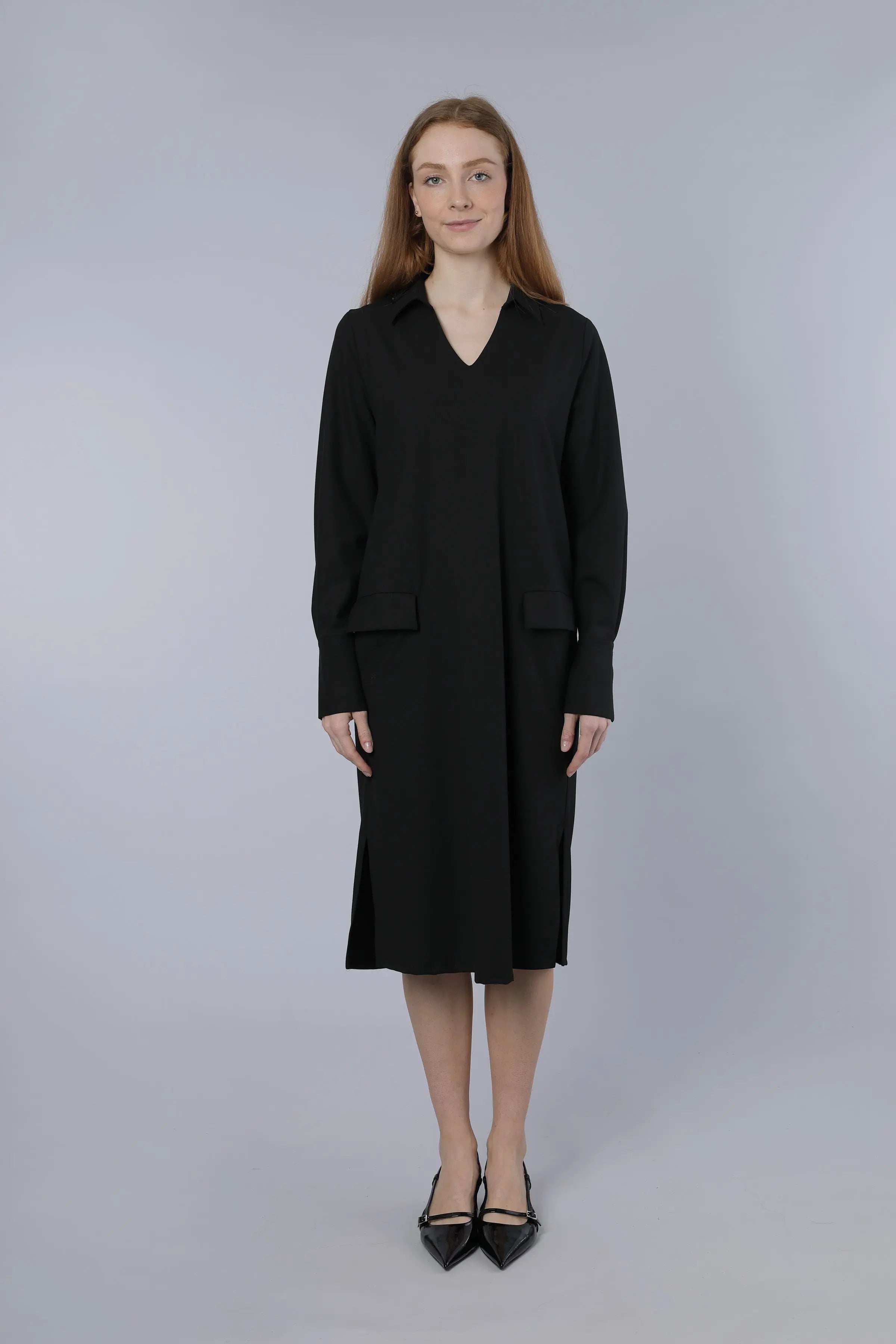 Knielanges Kleid BLACK Nadine H