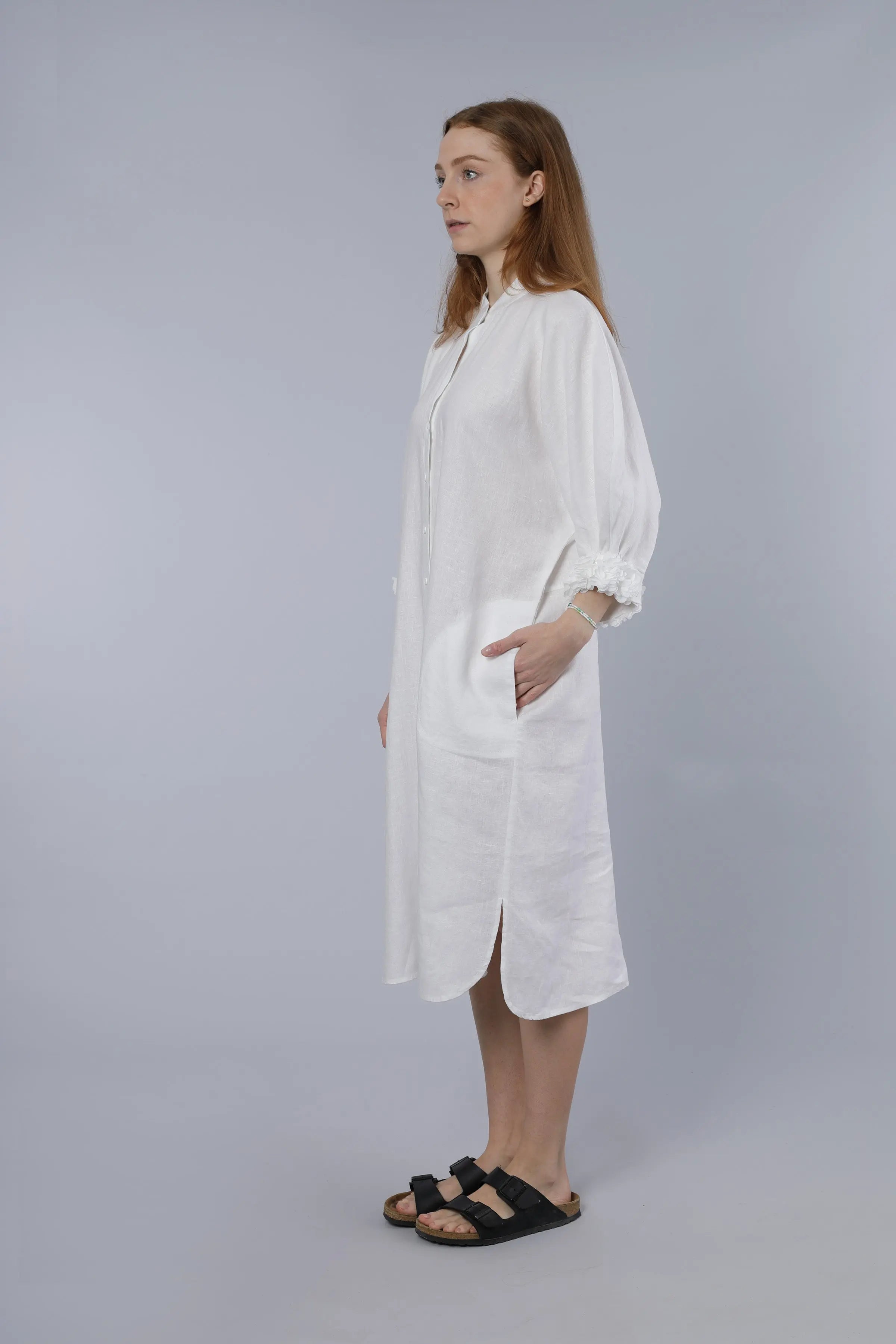Leinenkleid WHITE Nadine H