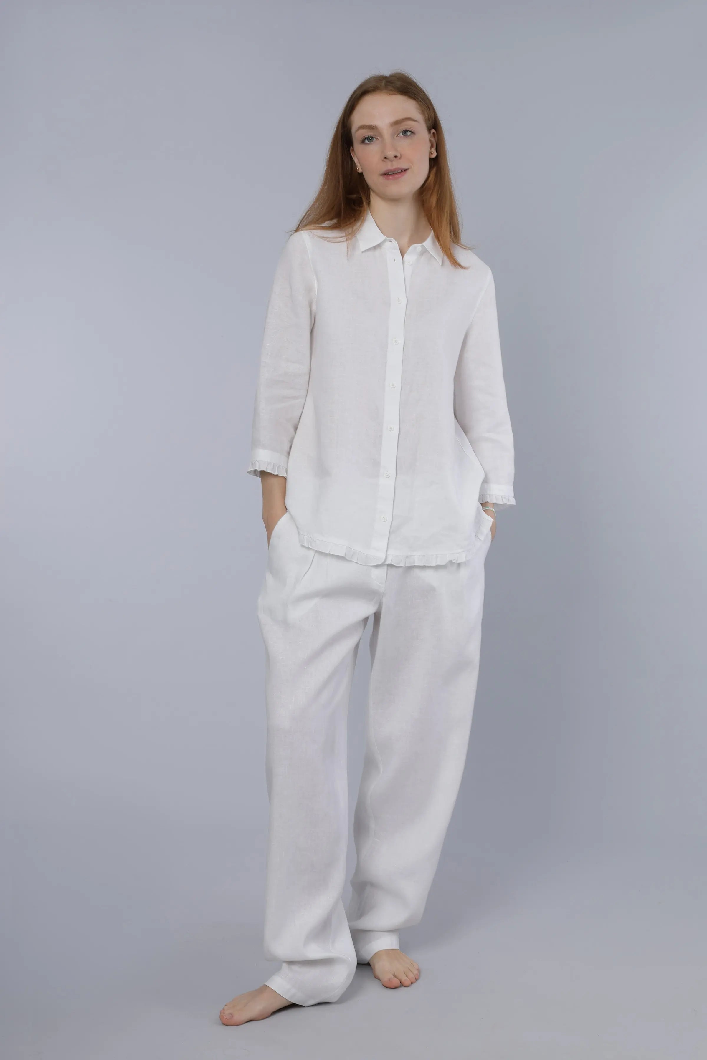 Leinenhose WHITE Nadine H