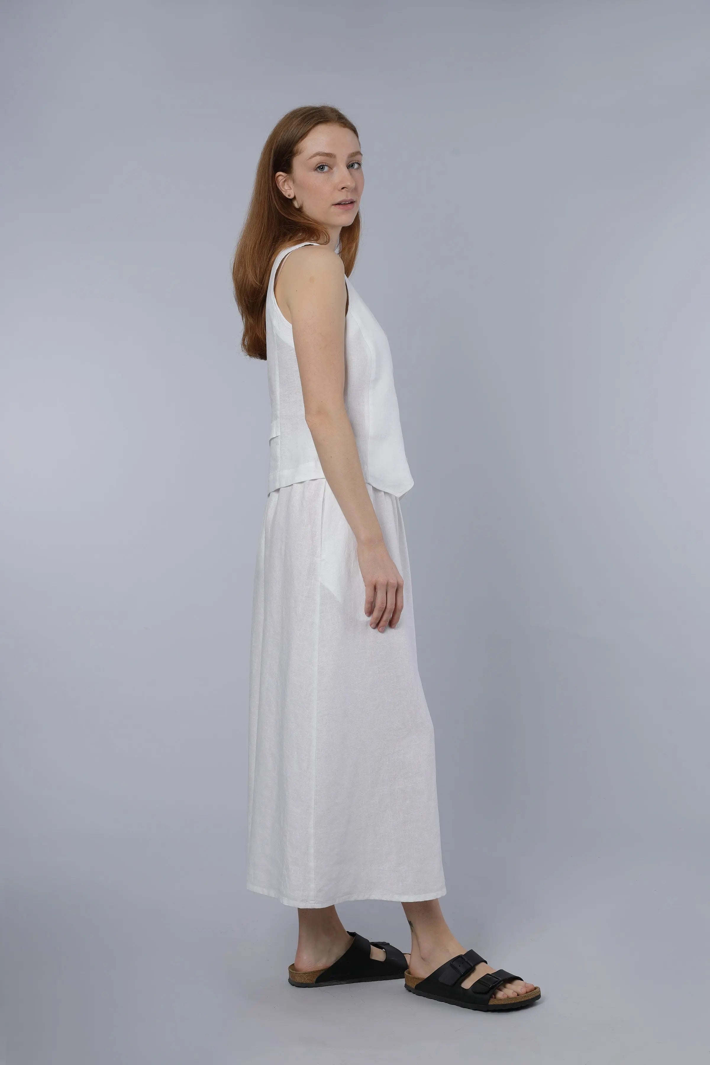 Leinenrock WHITE Nadine H