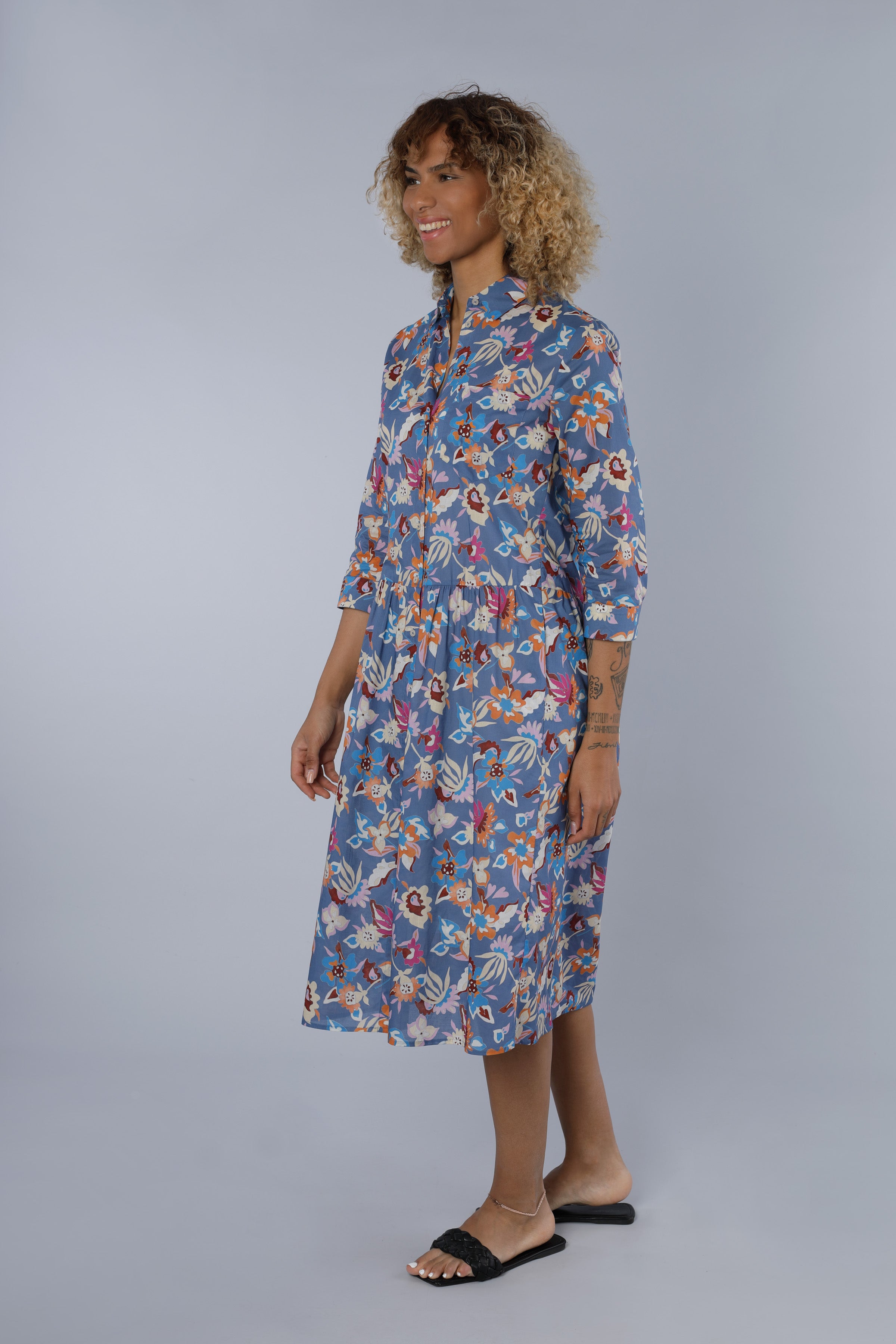 Zomerjurk MULTICOLOUR BLAUW
