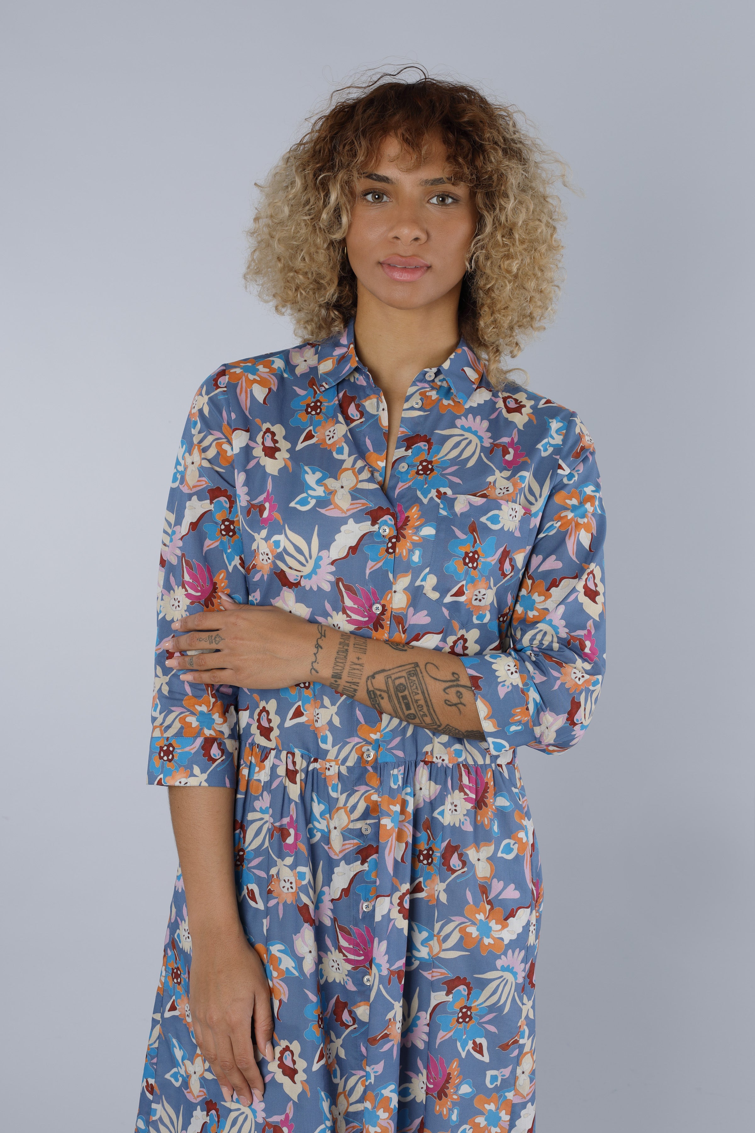 Zomerjurk MULTICOLOUR BLAUW