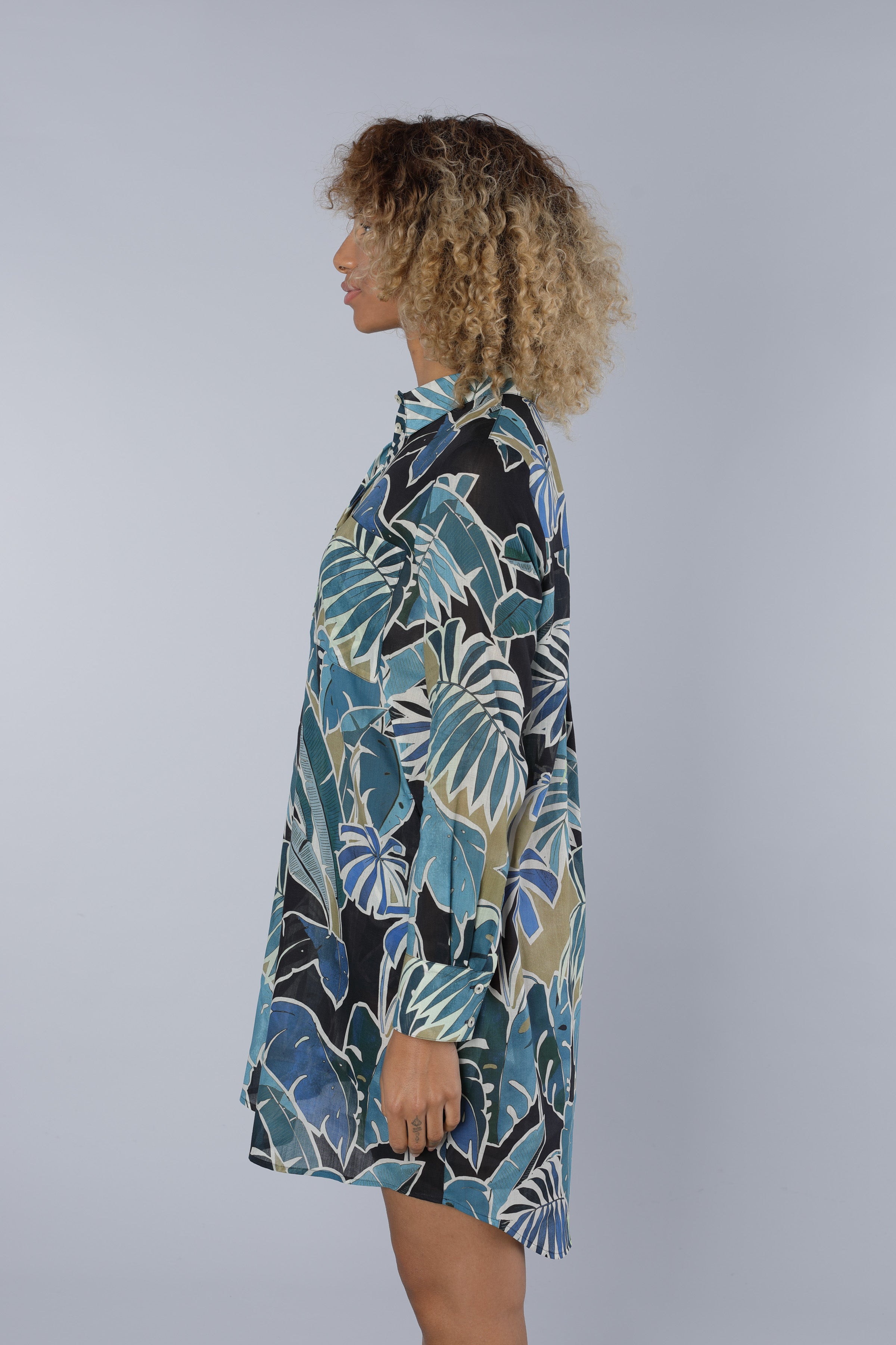 Sommerkleid MULTICOLOUR BLUE