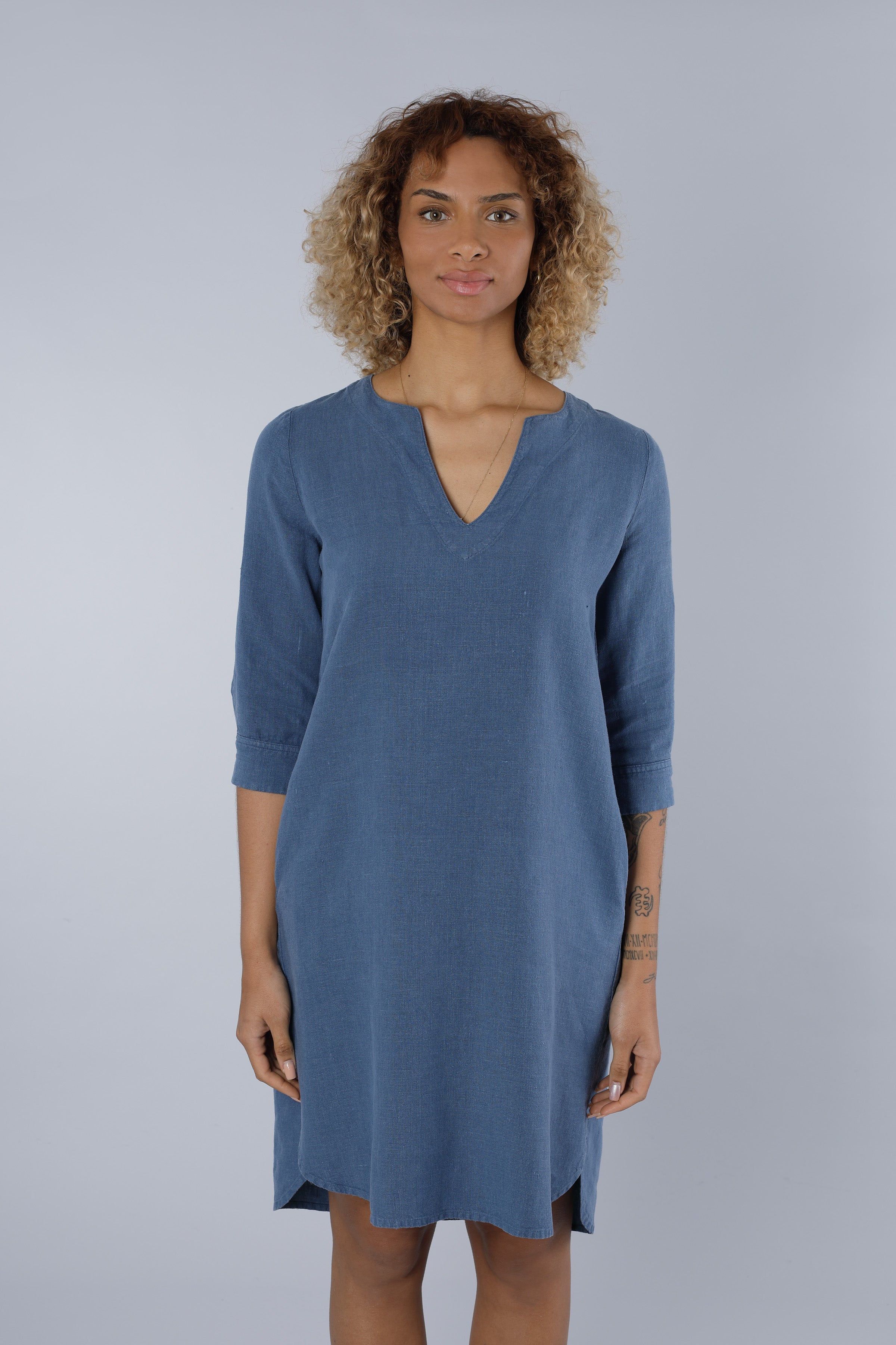 Leinenkleid BLUE