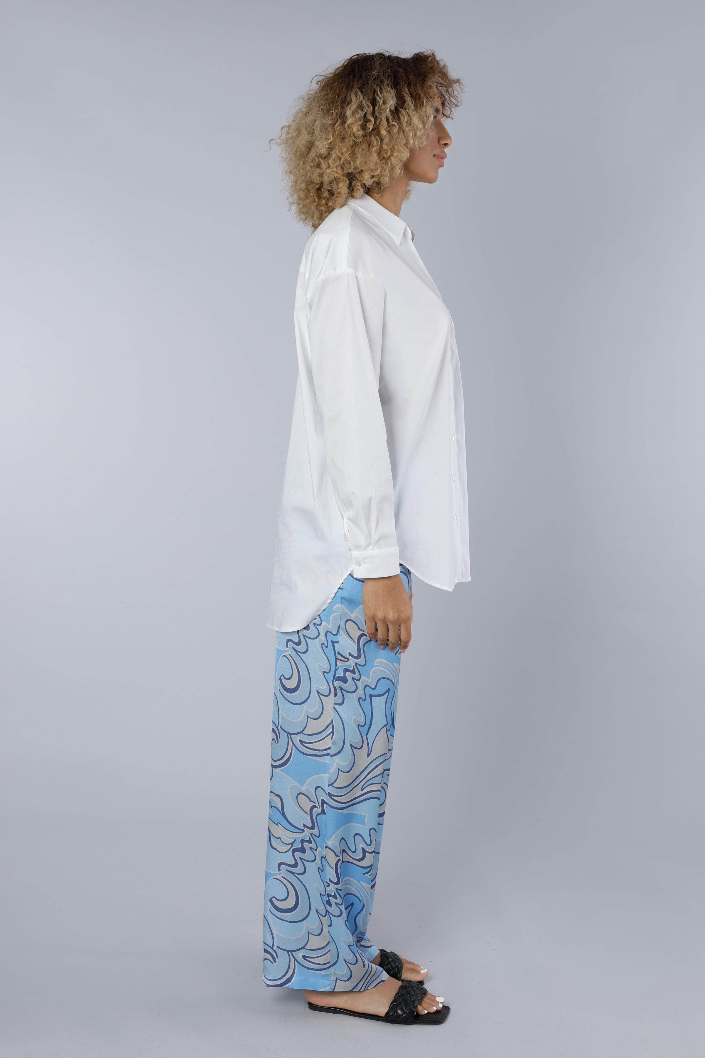 Baumwollbluse WHITE