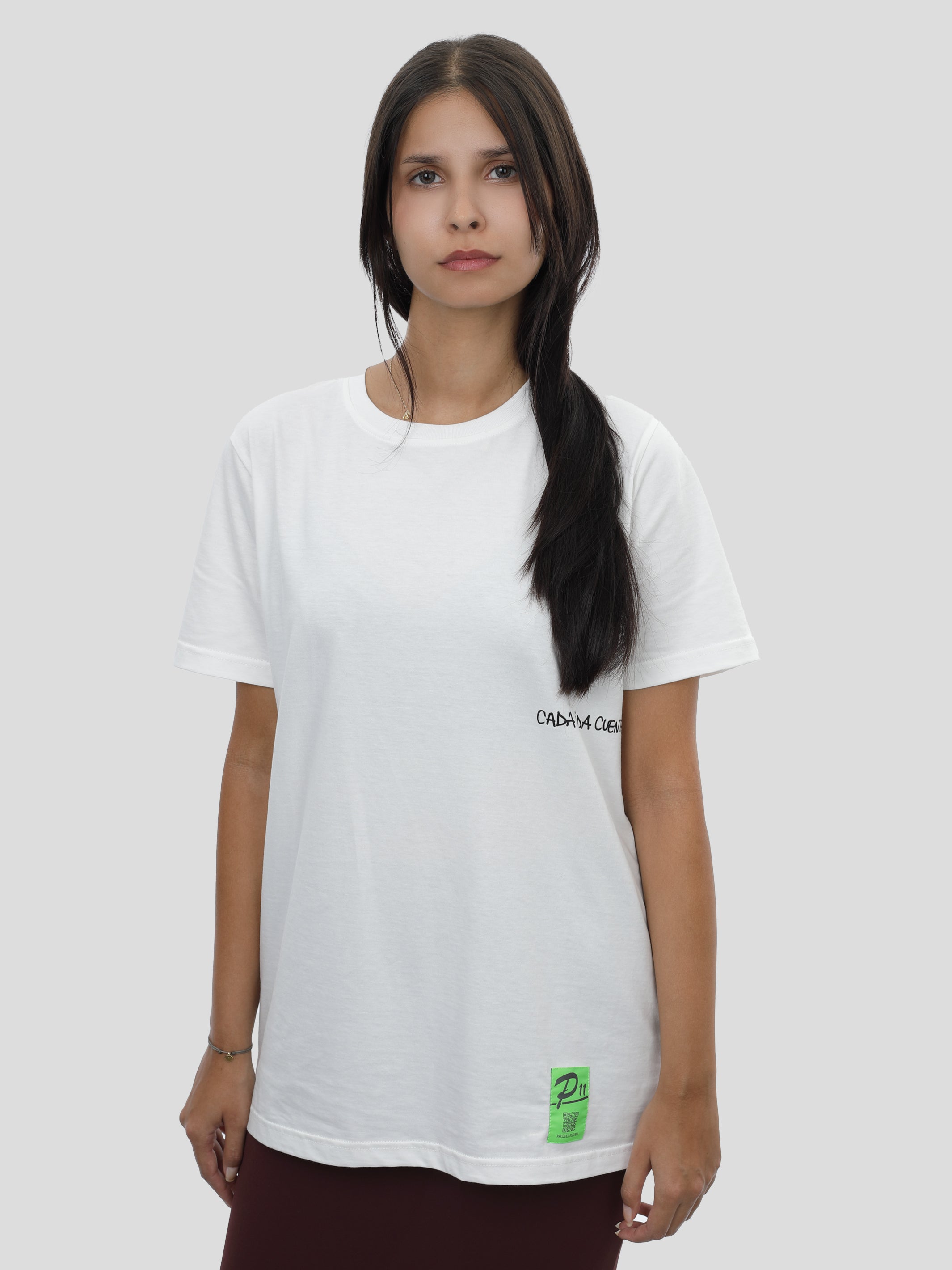 T-Shirt Slim Fit Unisex in Off White