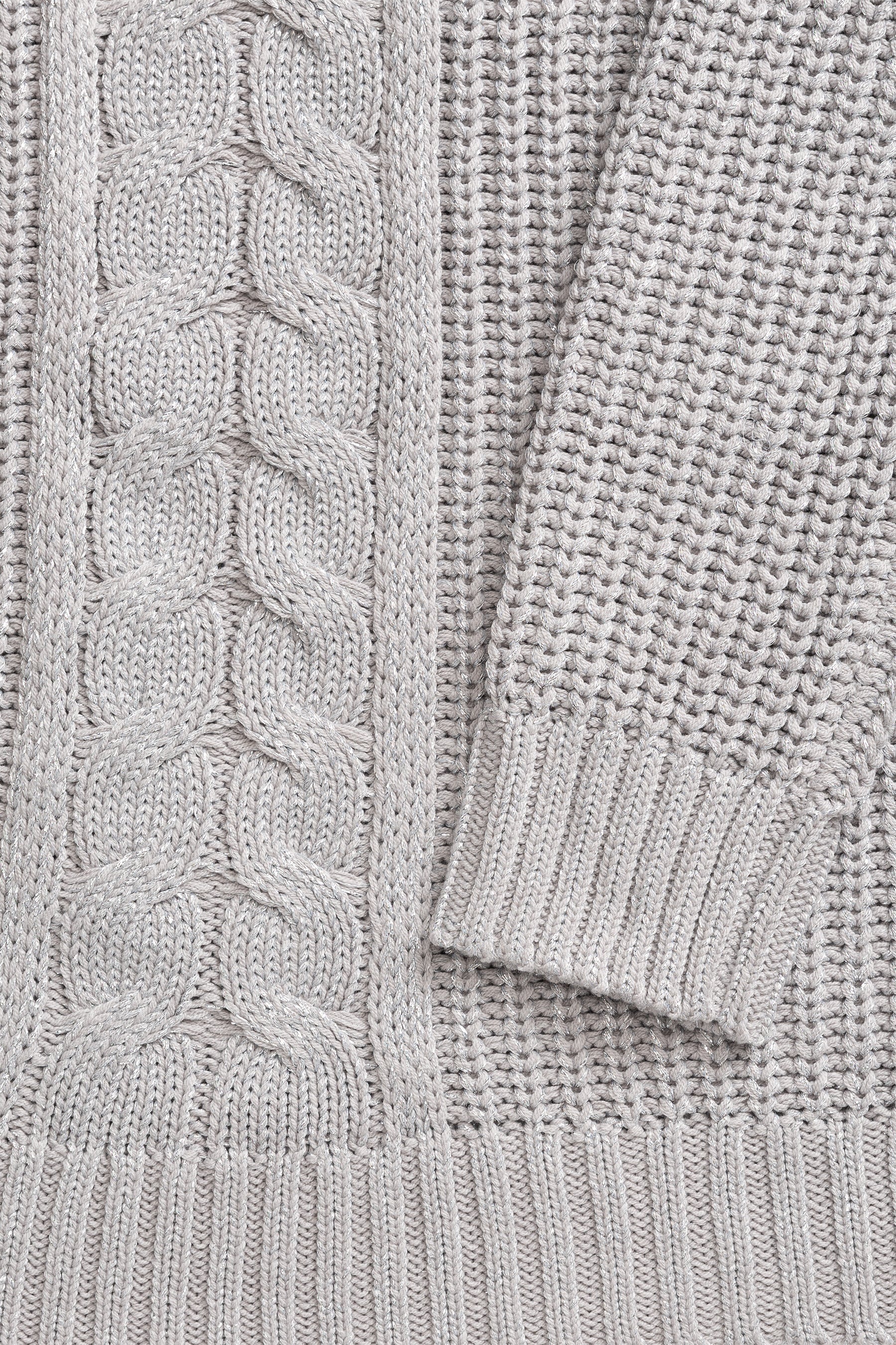 Baumwollpullover LIGHT GREY