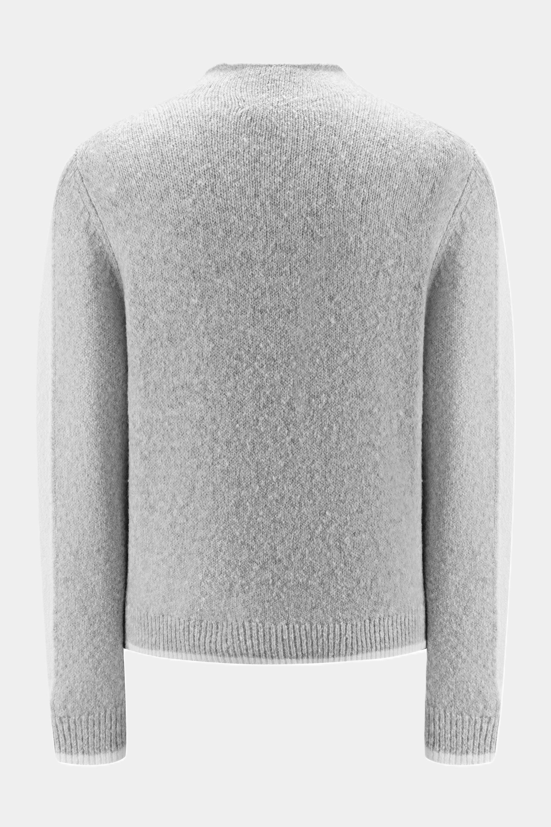 Six-o-seven modern stand-up collar sweater LIGHT GREY L/G MISSING