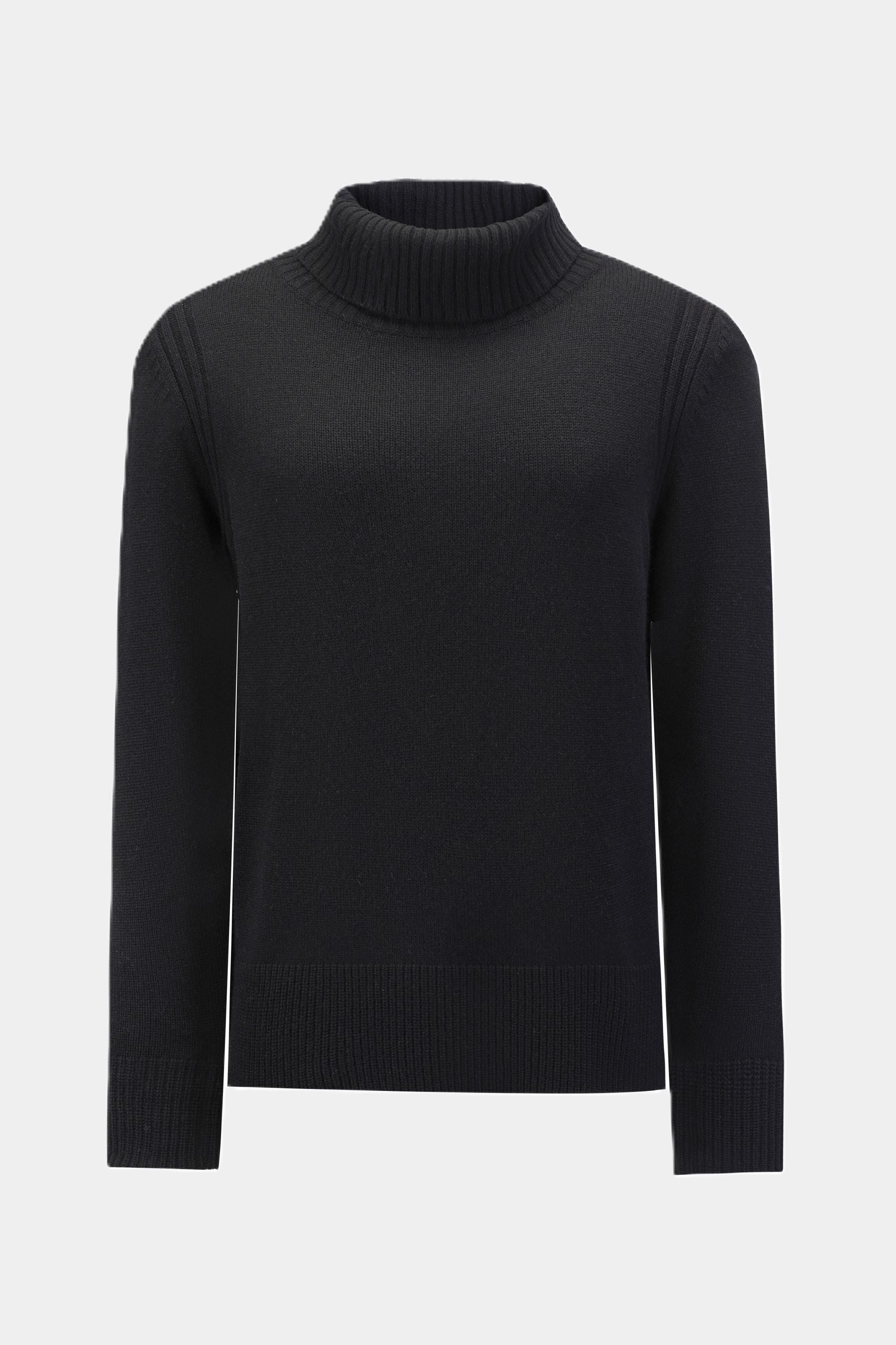 Rollkragenpullover BLACK