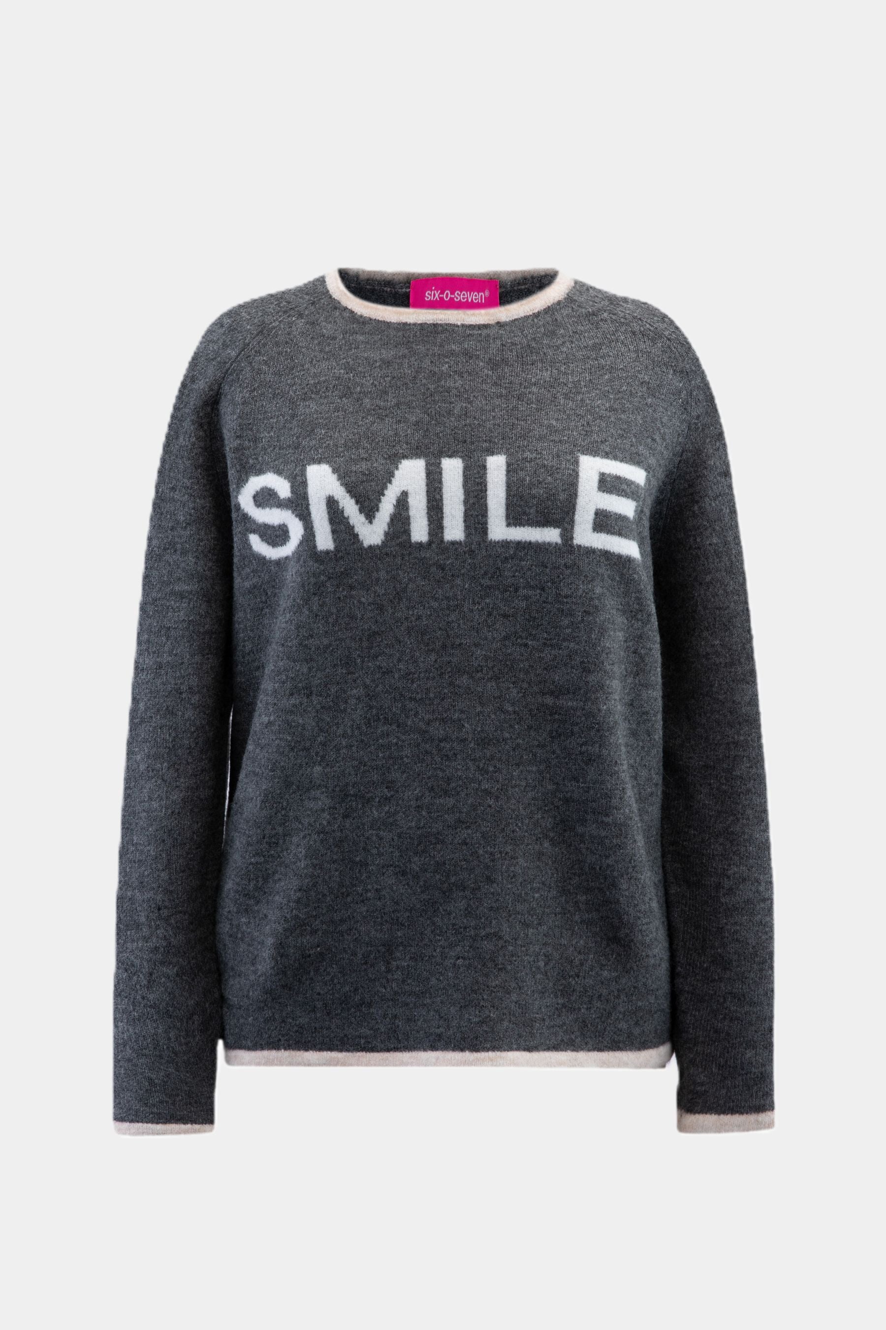 Strickpullover DARK GREY