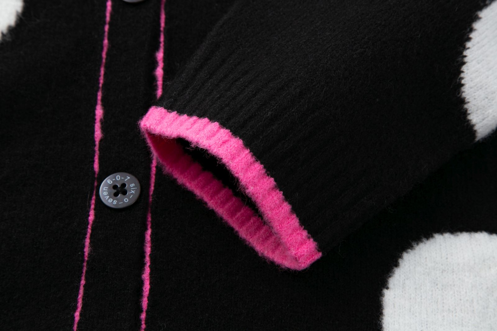 Strickjacke BLACK