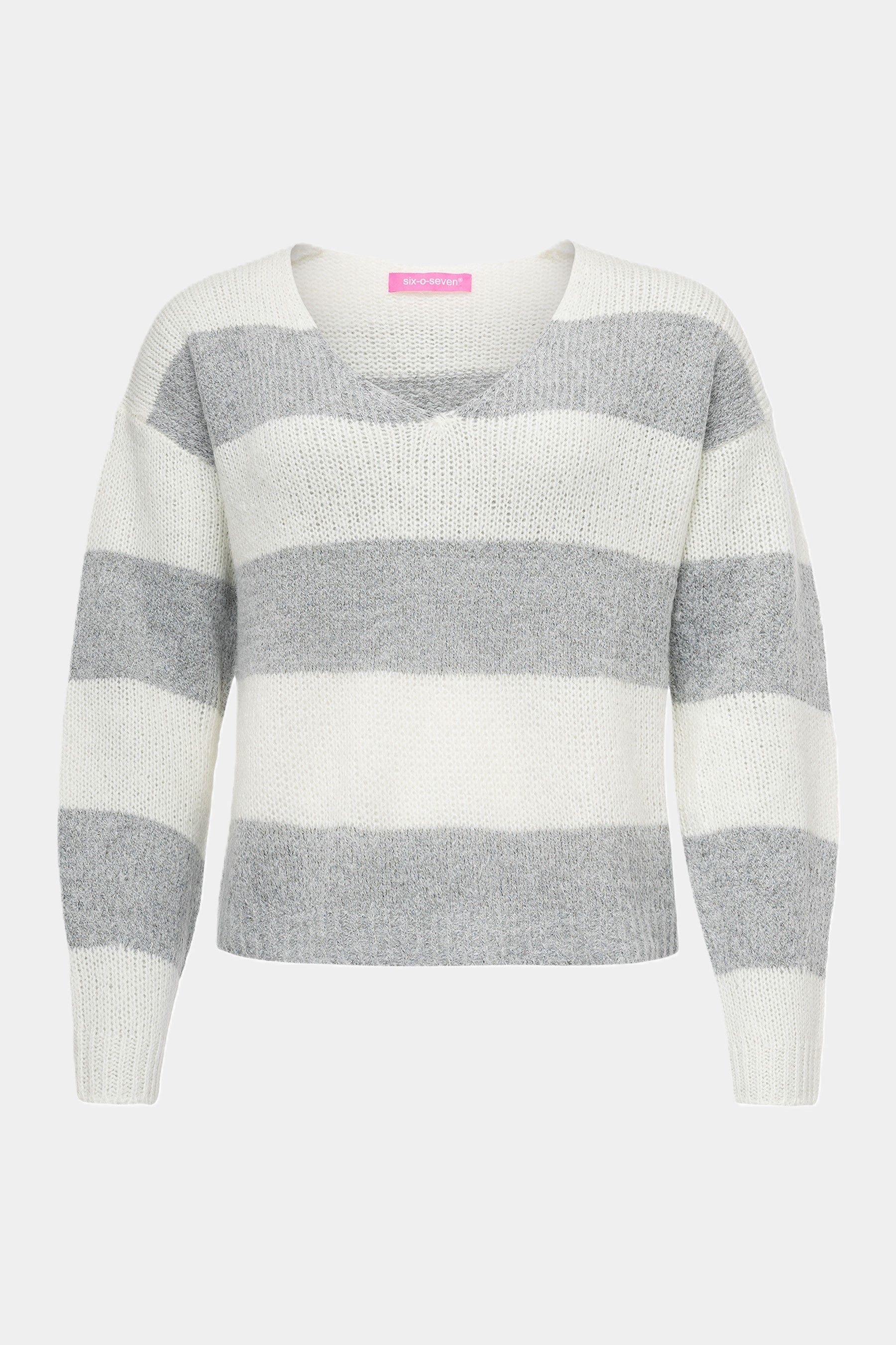 Pull en tricot GRIS CLAIR