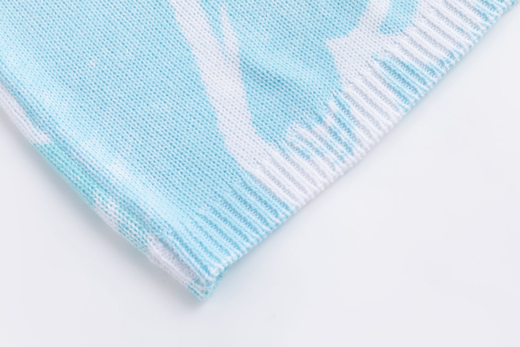 Cardigan en coton TURQUOISE